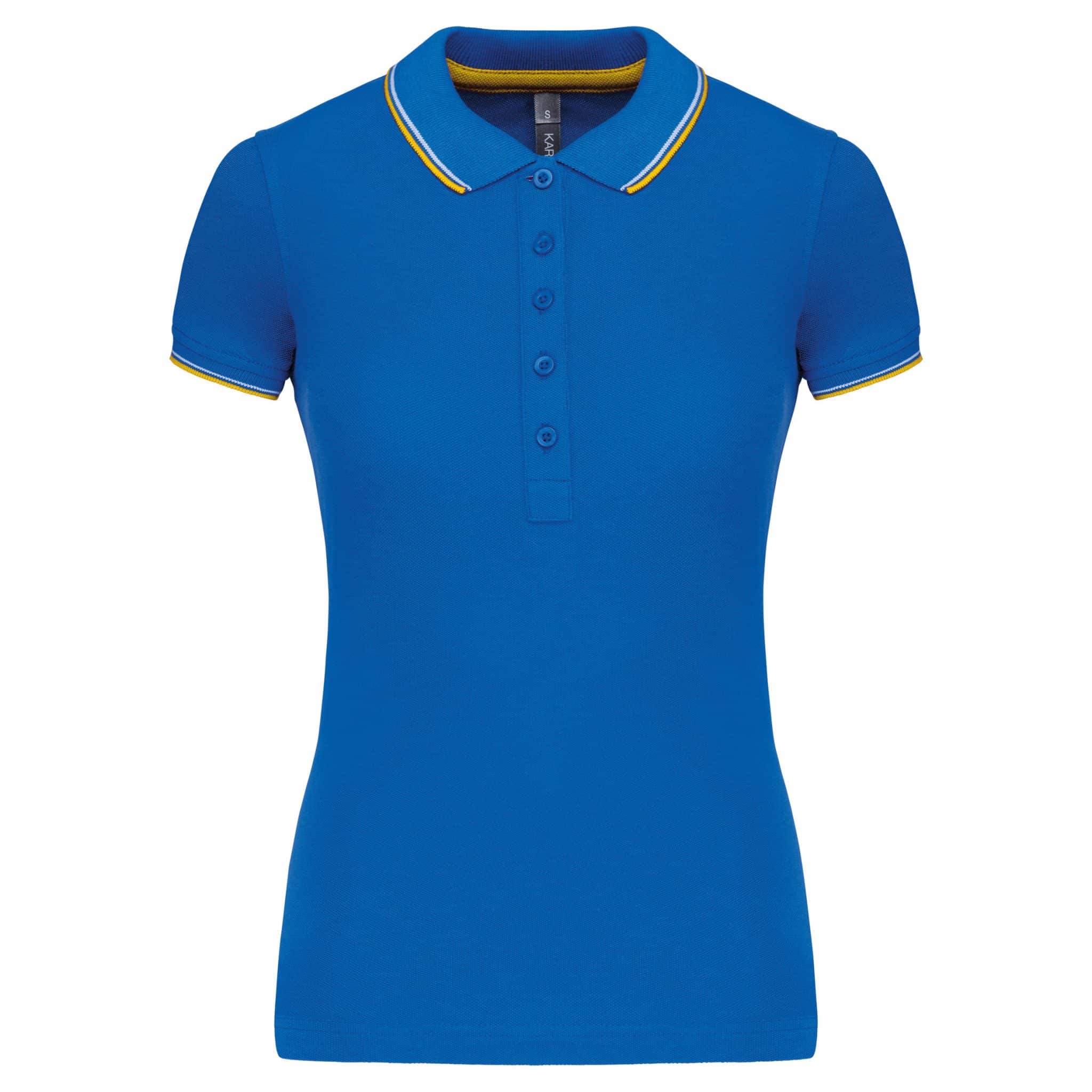 Miniature 20 pour Polo manches courtes femme