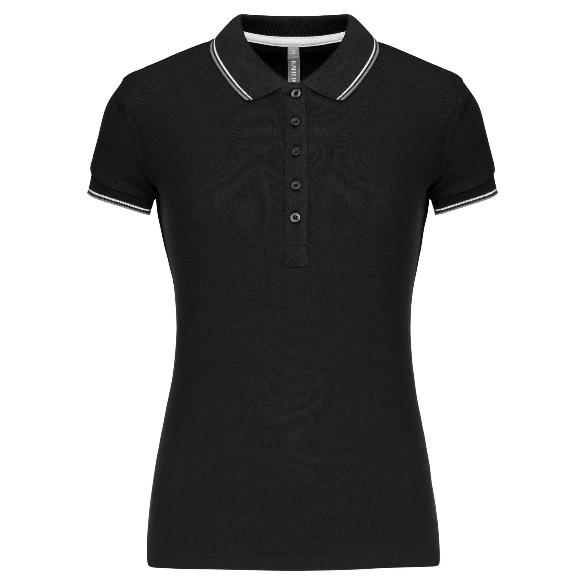 Miniature 15 pour Polo manches courtes femme