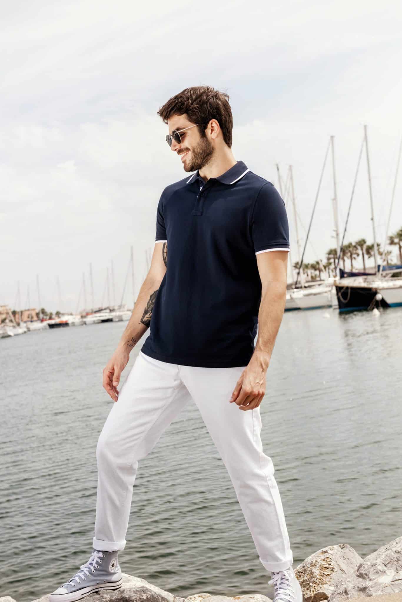 Miniature 8 pour Polo manches courtes homme