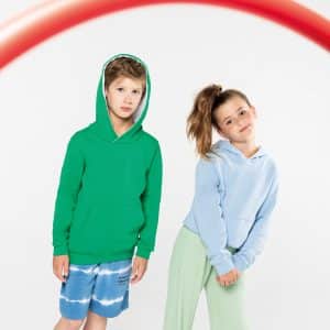 Visuel Sweat-shirt capuche contrastée enfant