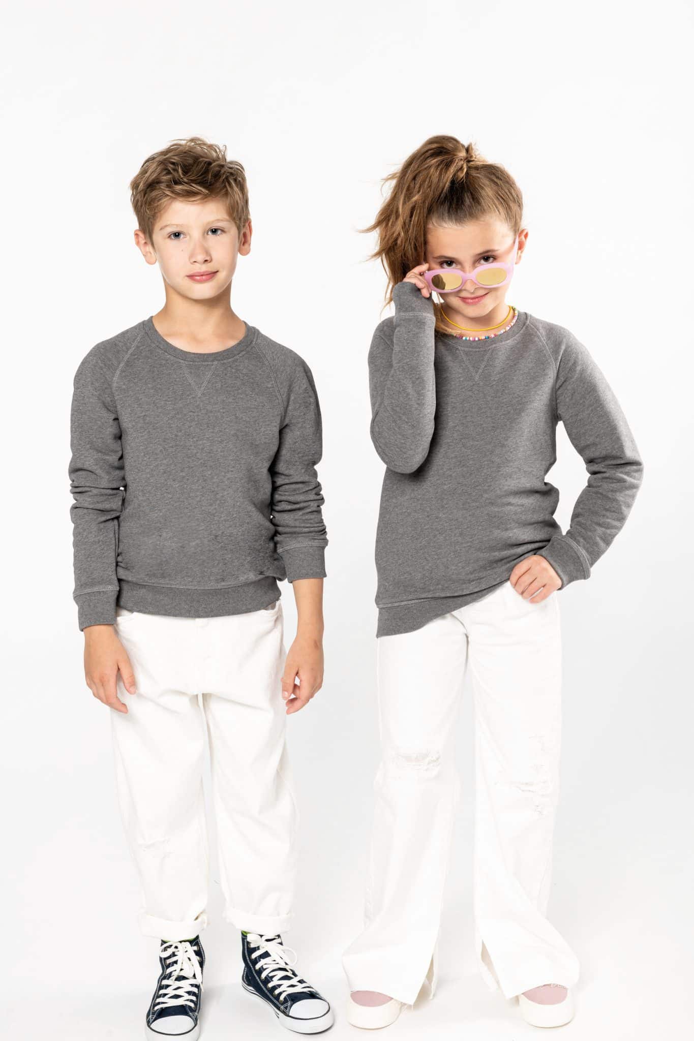 Miniature 1 pour Sweat-shirt Bio manches raglan enfant