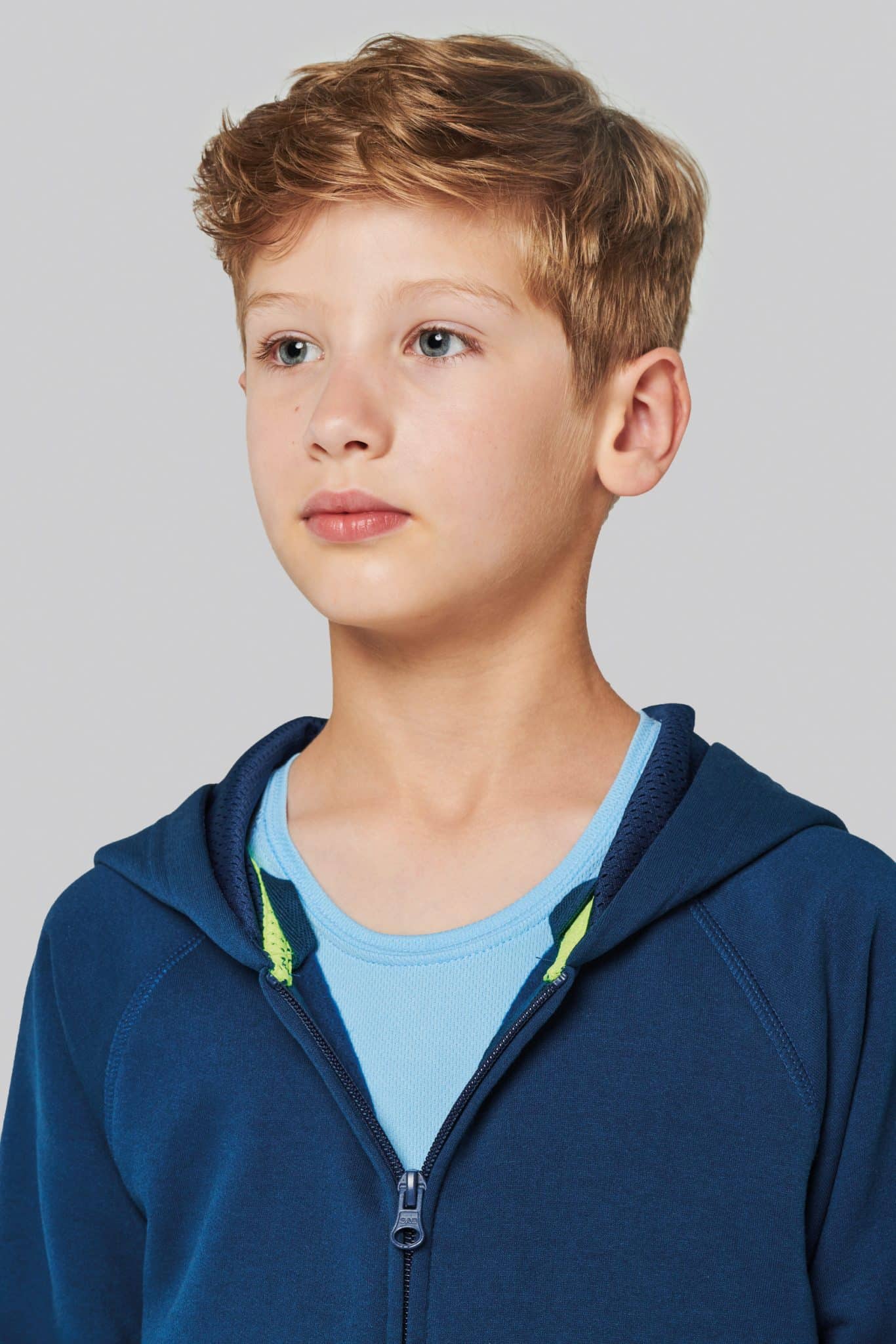 Miniature 6 pour Veste zippée à capuche enfant