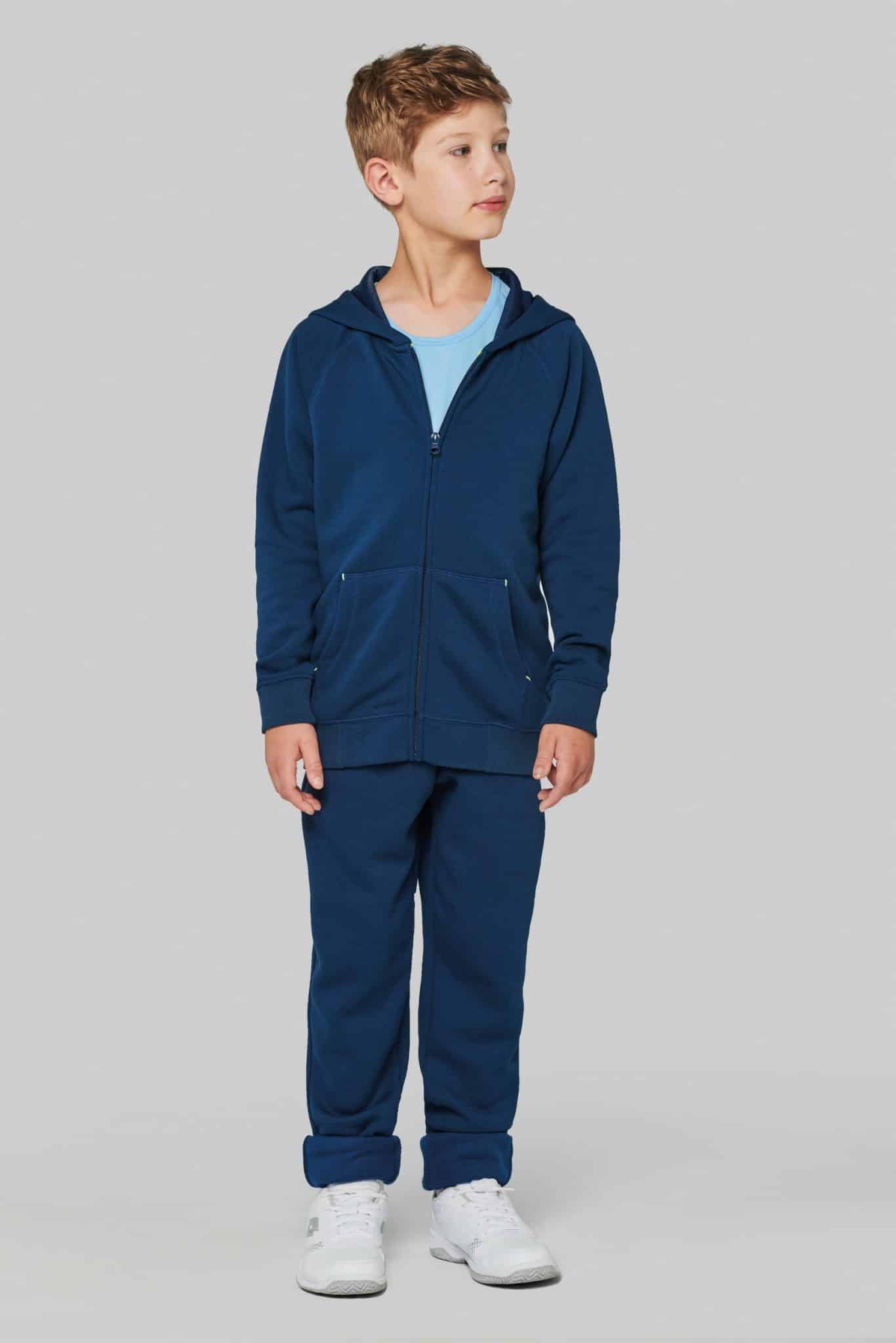 Miniature 4 pour Veste zippée à capuche enfant