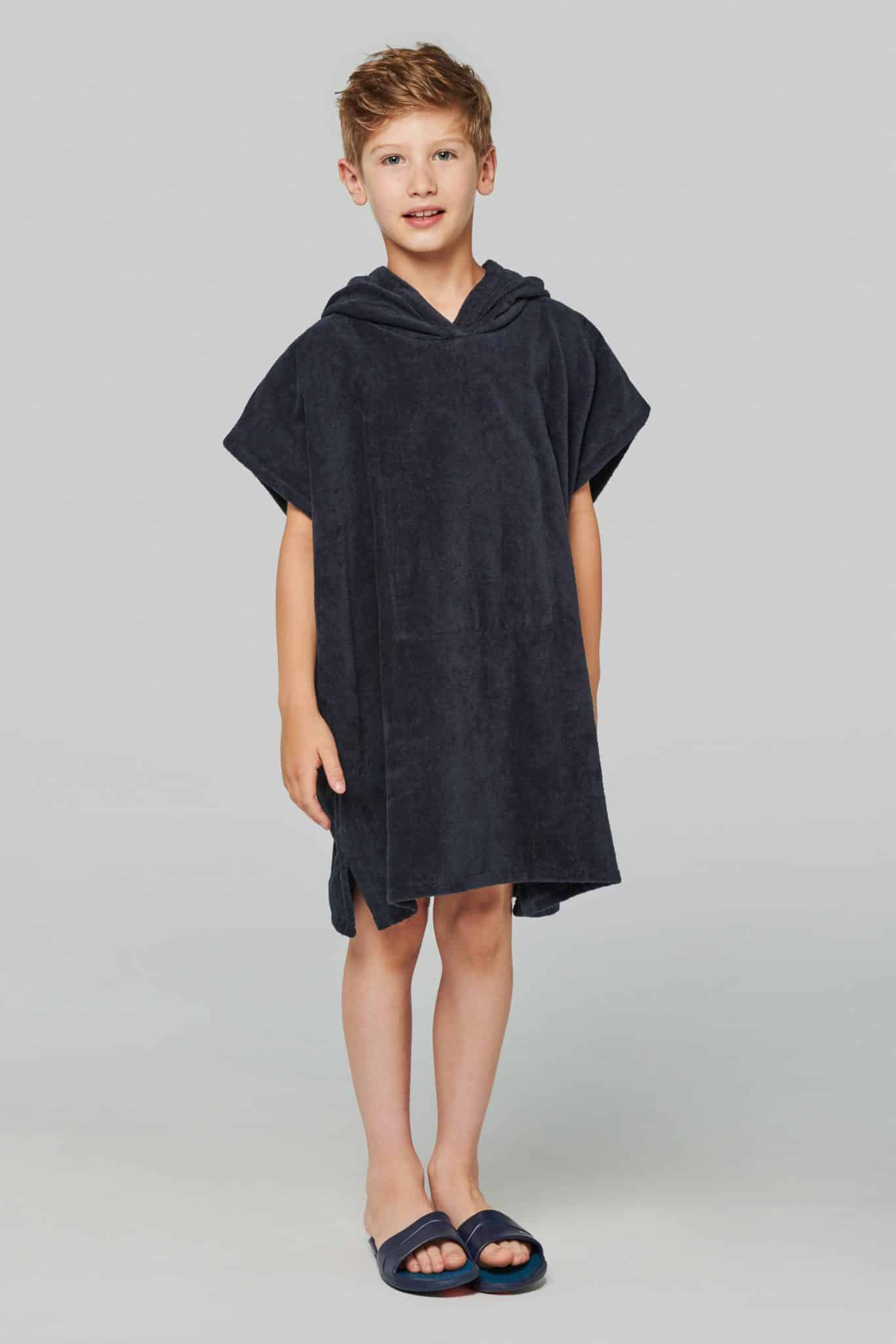 Miniature 1 pour Poncho éponge à capuche enfant
