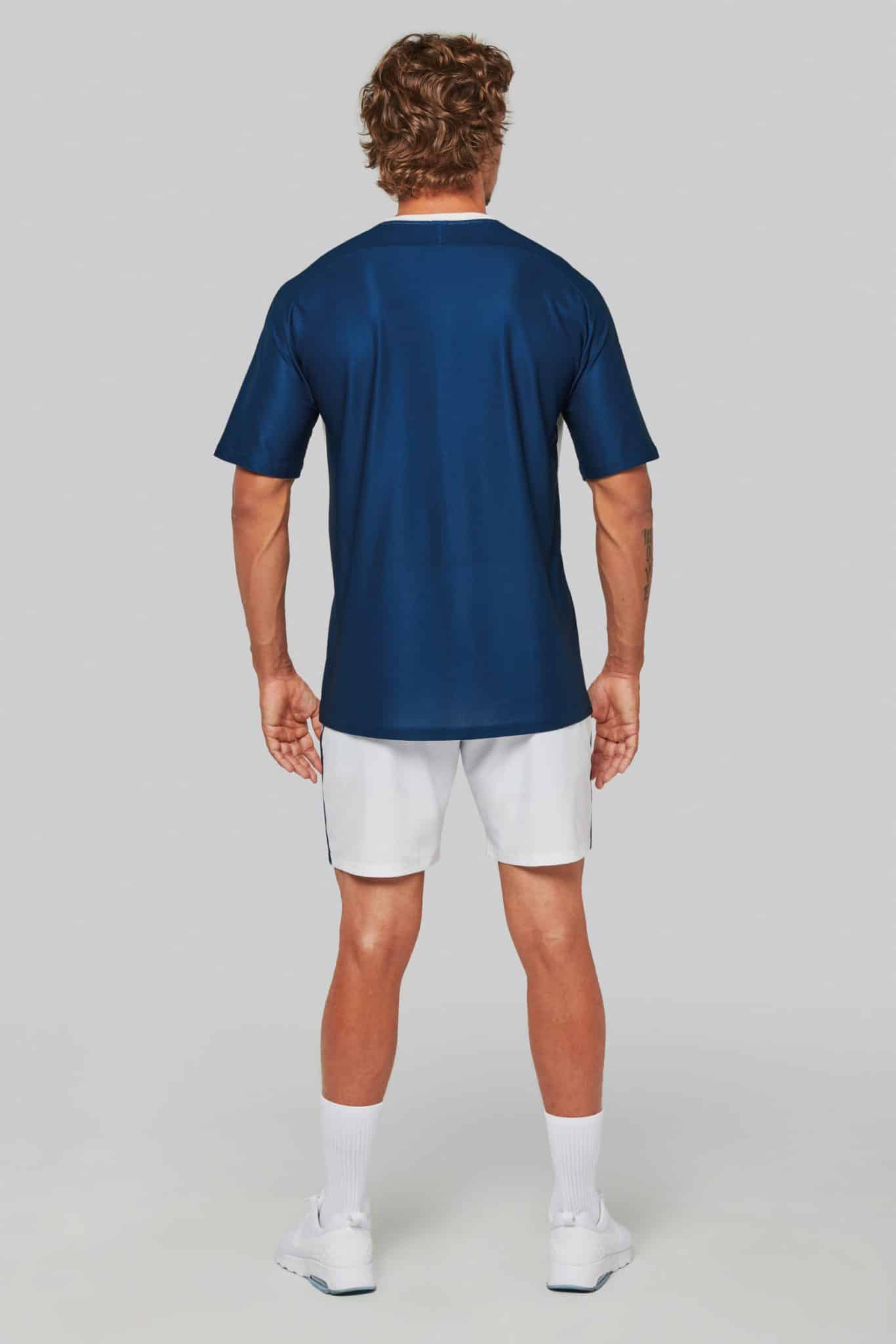 Miniature 3 pour T-shirt de padel bicolore à manches raglan homme