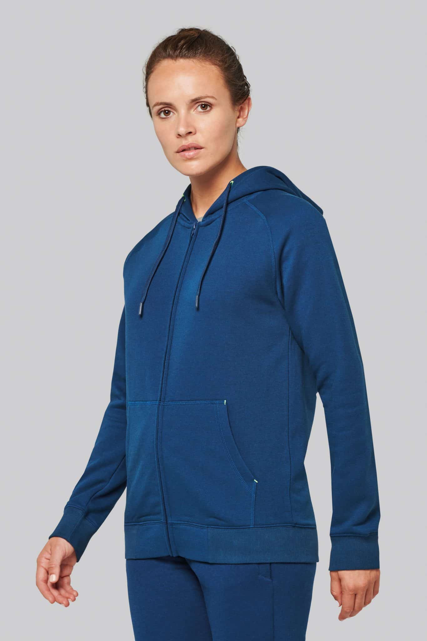 Miniature 7 pour Veste zippée à capuche unisexe