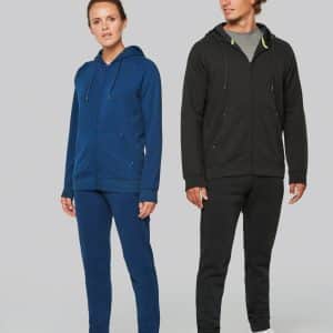 Visuel Veste zippée à capuche unisexe