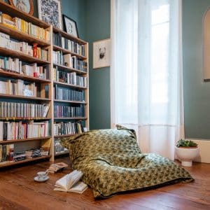 Visuel Pouf sceno tissé