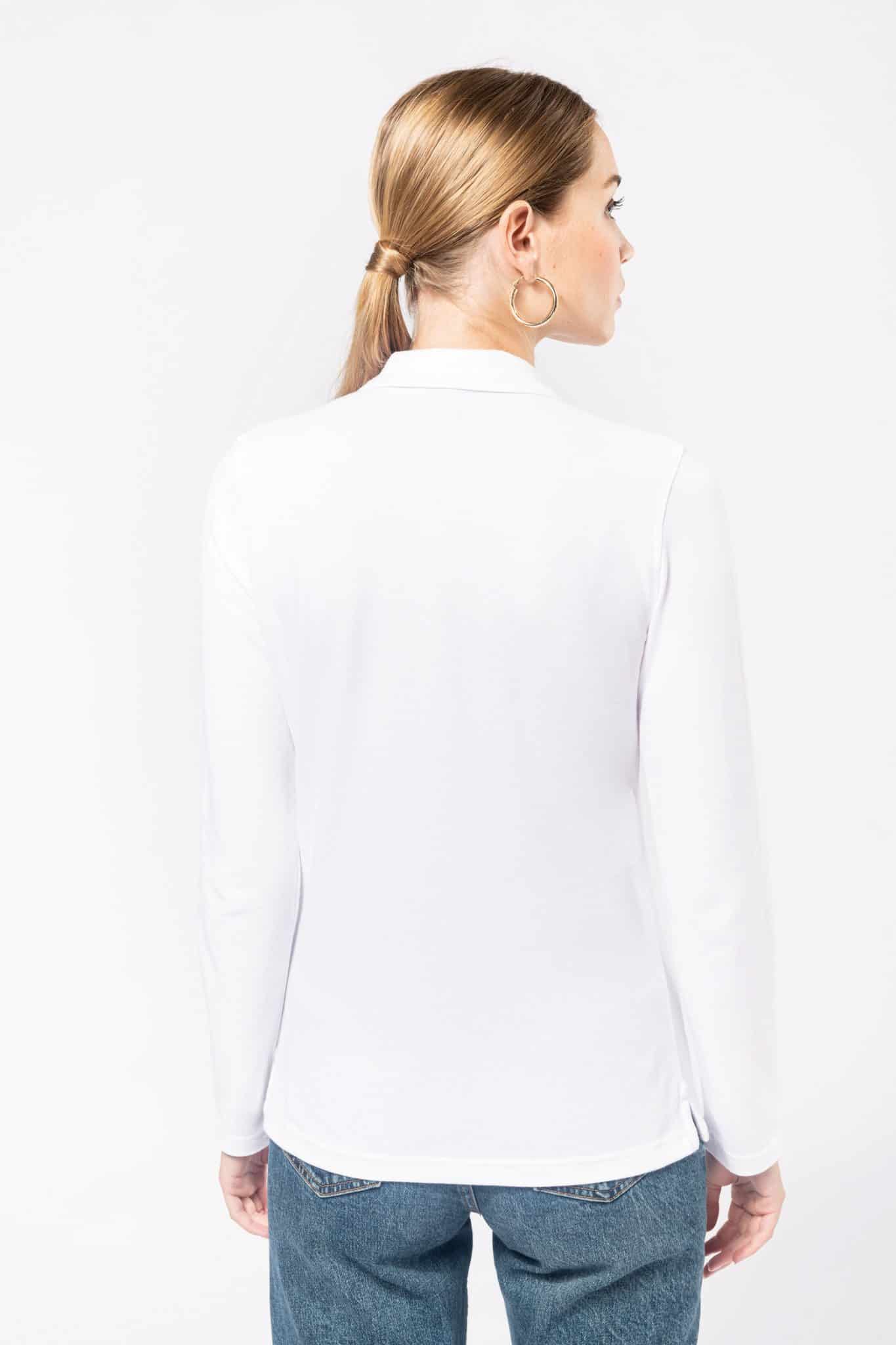 Miniature 2 pour Polo manches longues femme