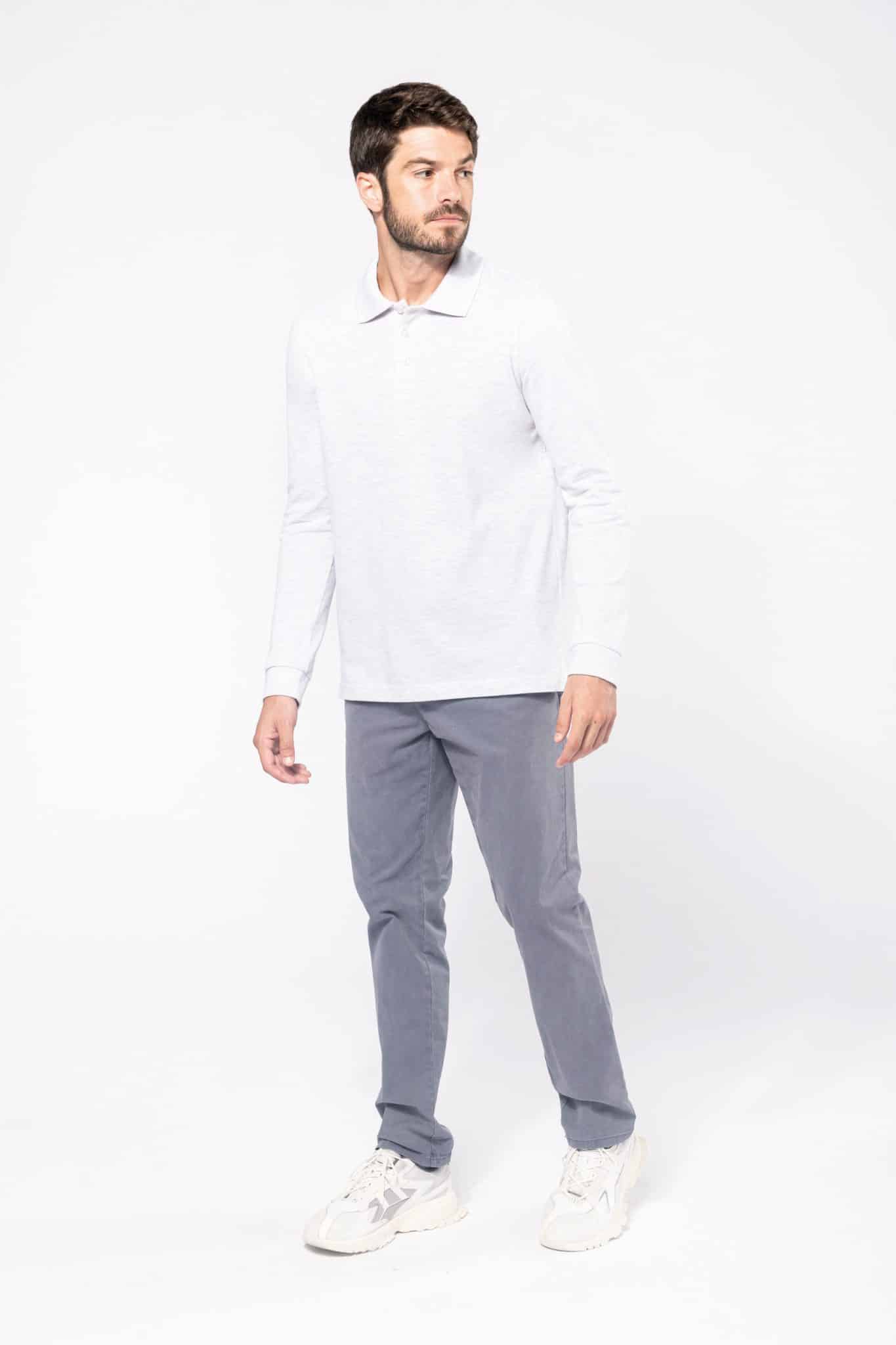 Miniature 2 pour Polo manches longues homme
