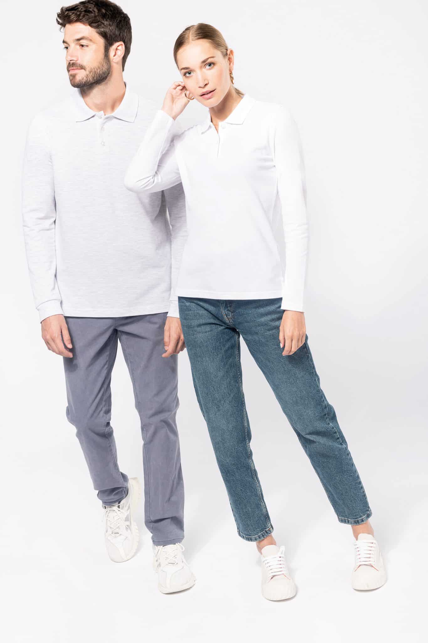 Miniature 6 pour Polo manches longues femme