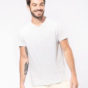 Visuel T-shirt col V manches courtes