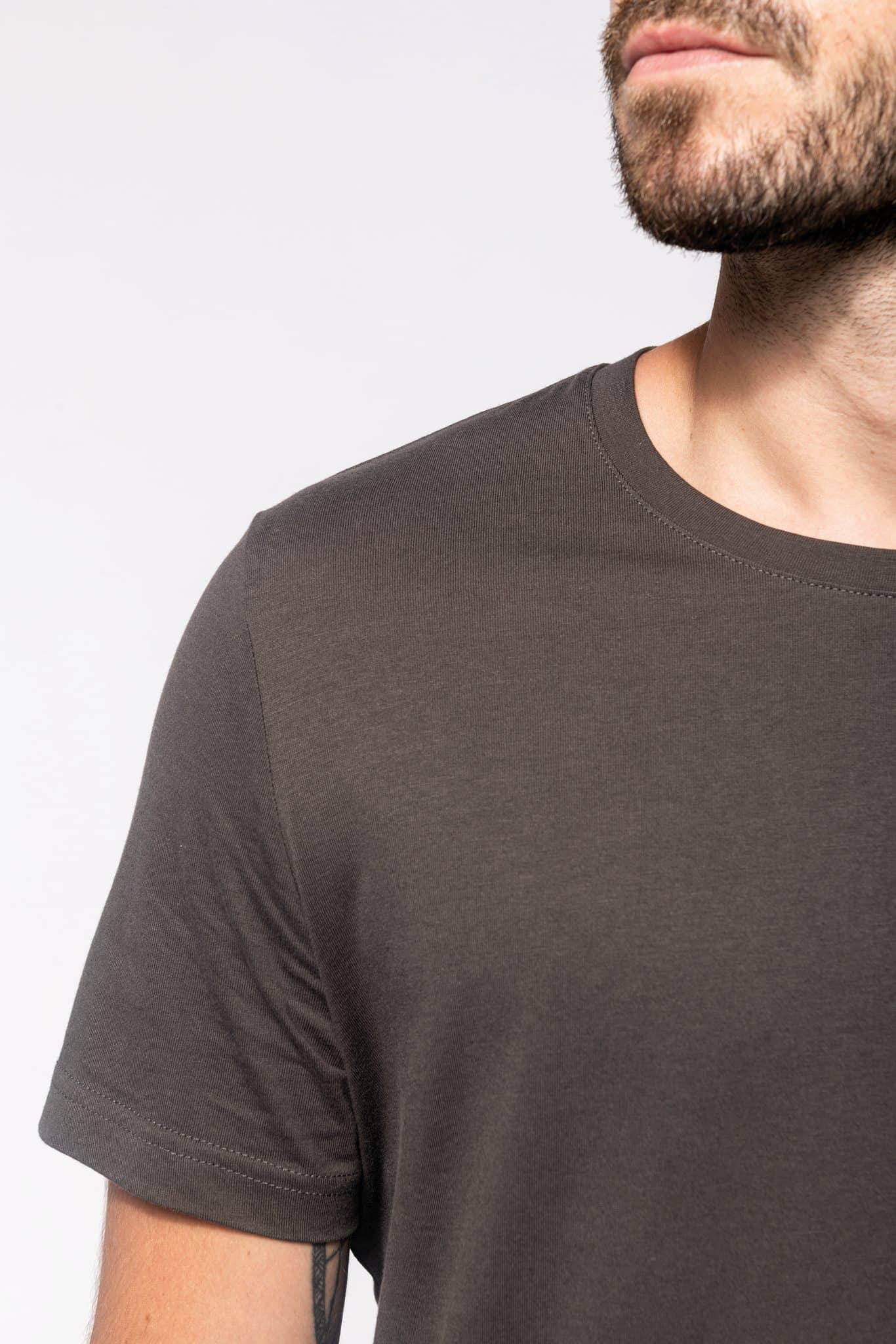 Miniature 6 pour T-shirt col rond manches courtes homme