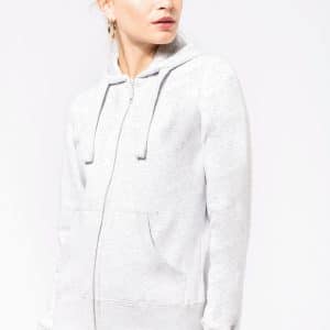 Visuel Sweat-shirt zippé capuche femme