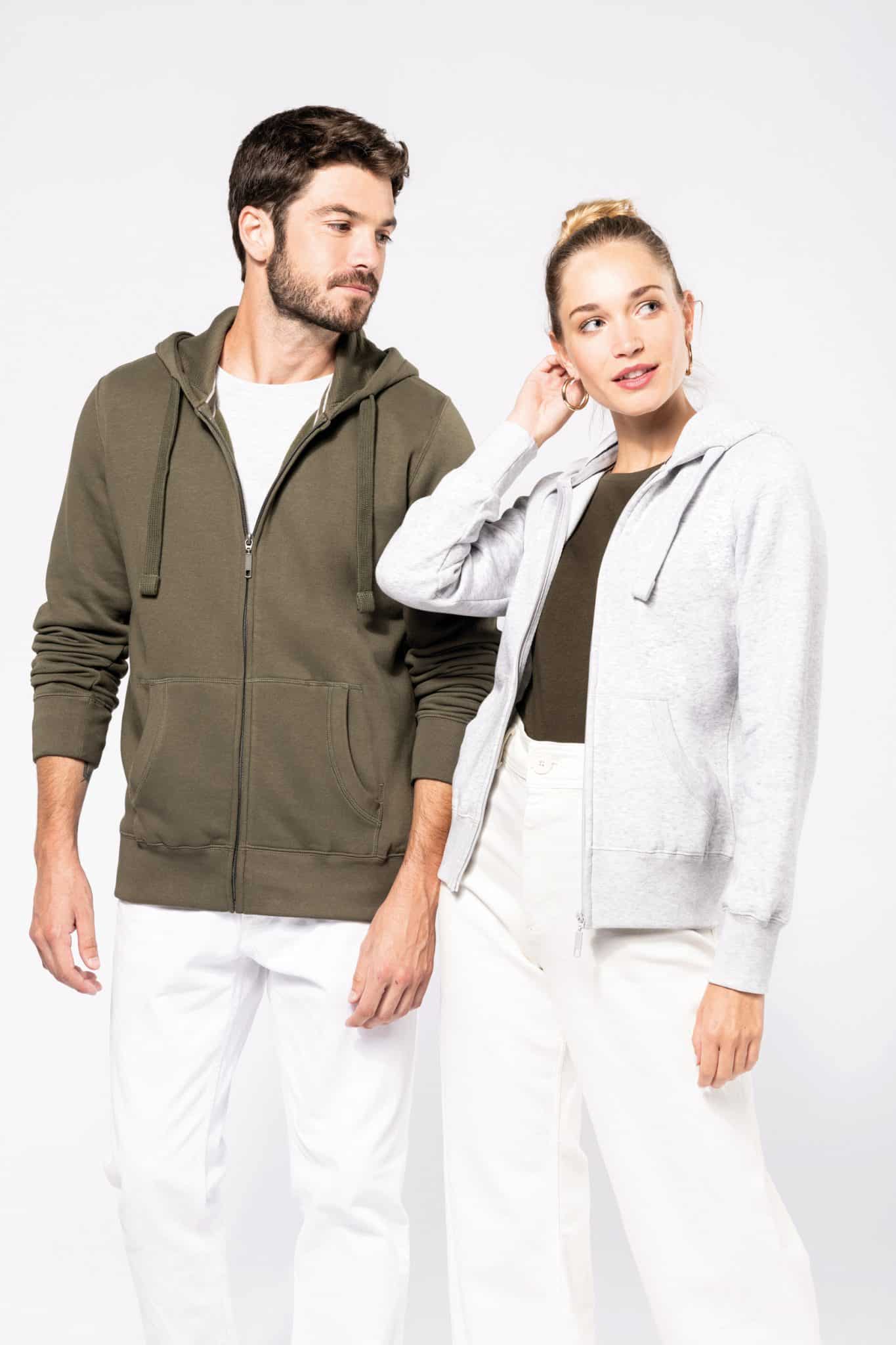 Miniature 4 pour Sweat-shirt zippé capuche homme