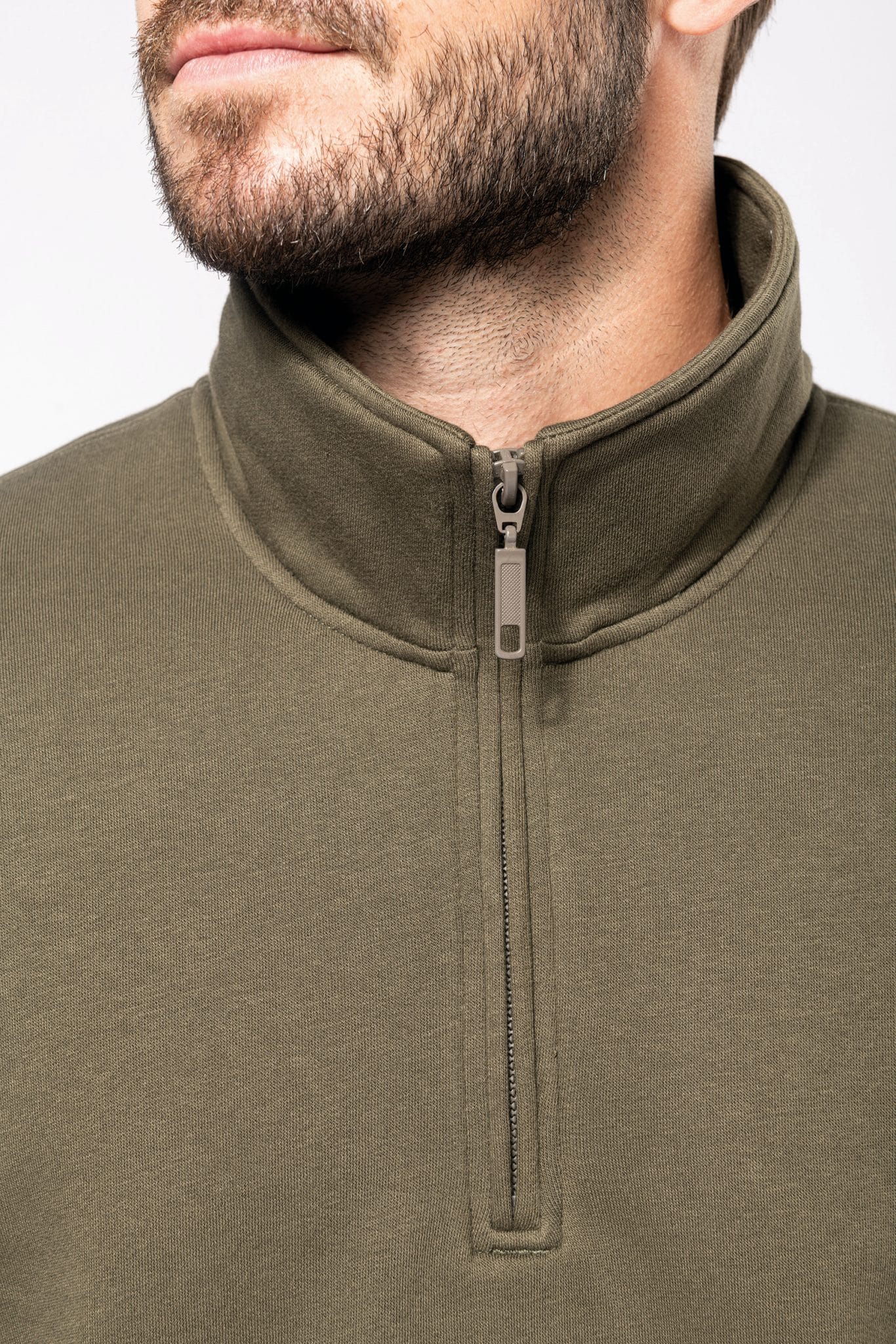 Miniature 5 pour Sweat-shirt col zippé homme
