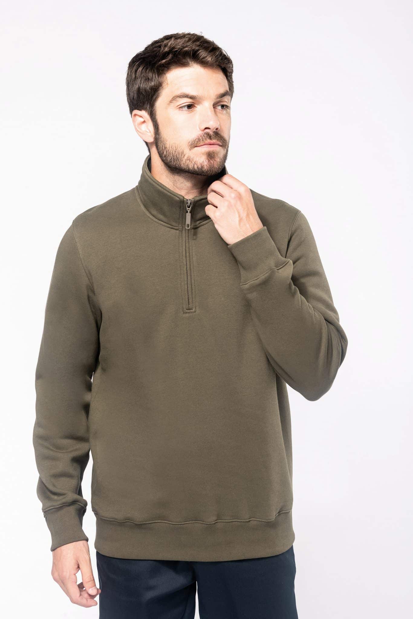 Miniature 1 pour Sweat-shirt col zippé homme