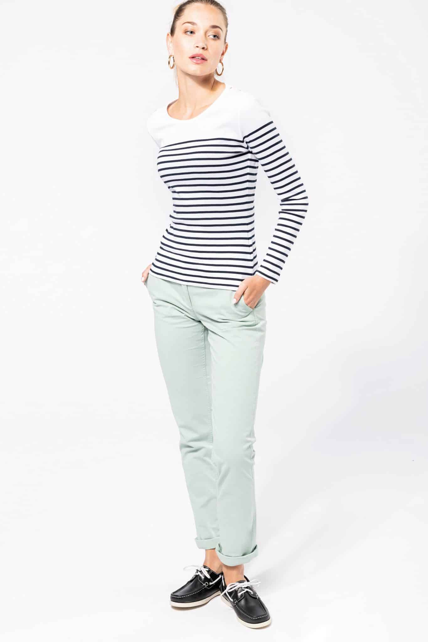 Miniature 6 pour Pantalon chino femme