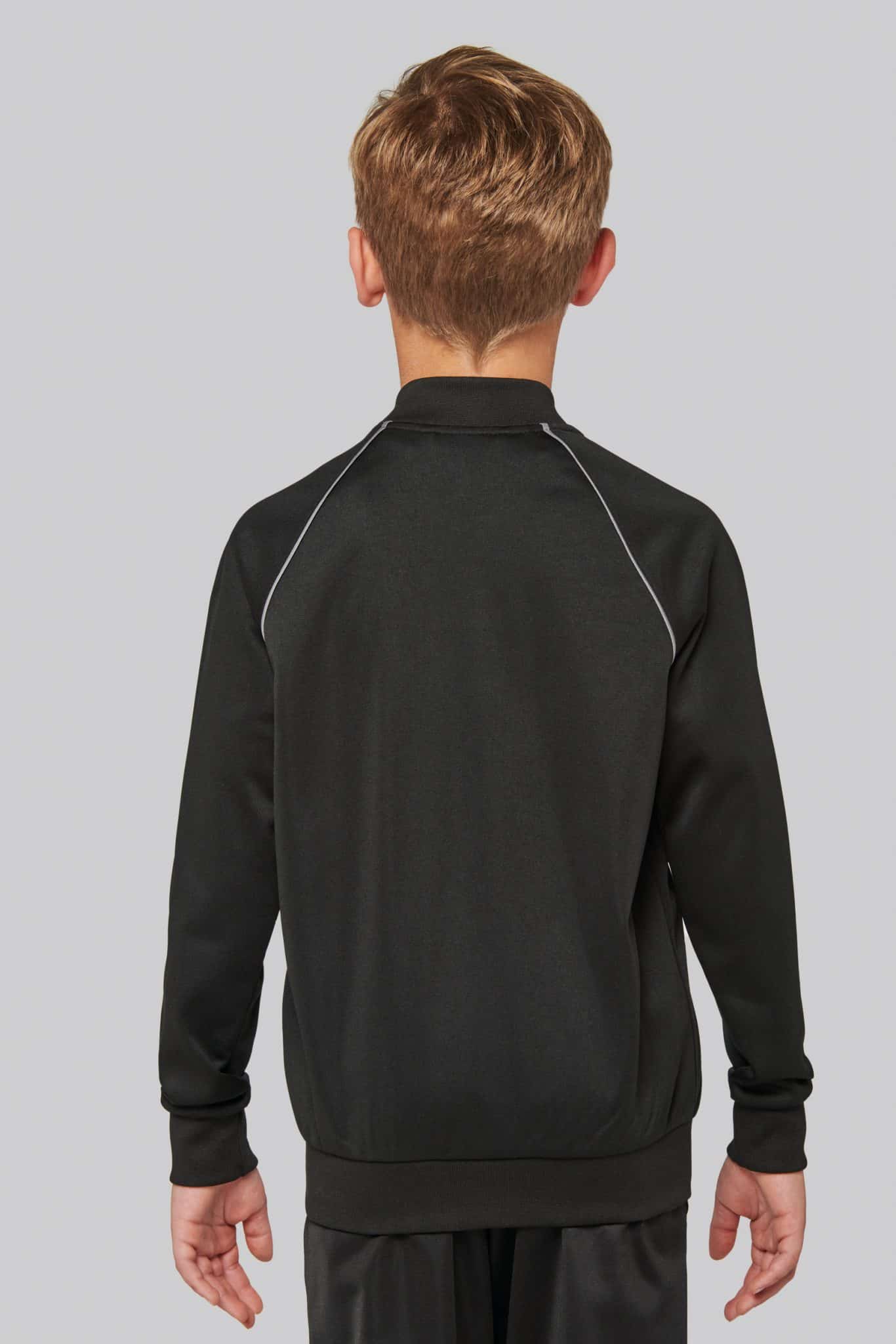 Miniature 2 pour Veste de survêtement zippée avec liseré enfant