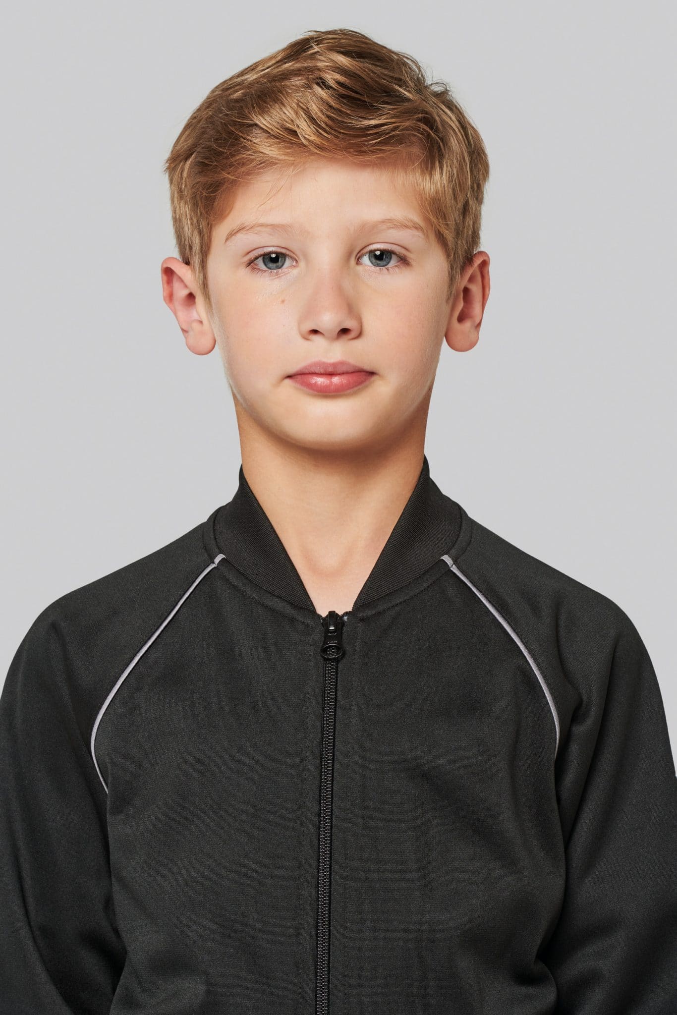 Miniature 7 pour Veste de survêtement zippée avec liseré enfant