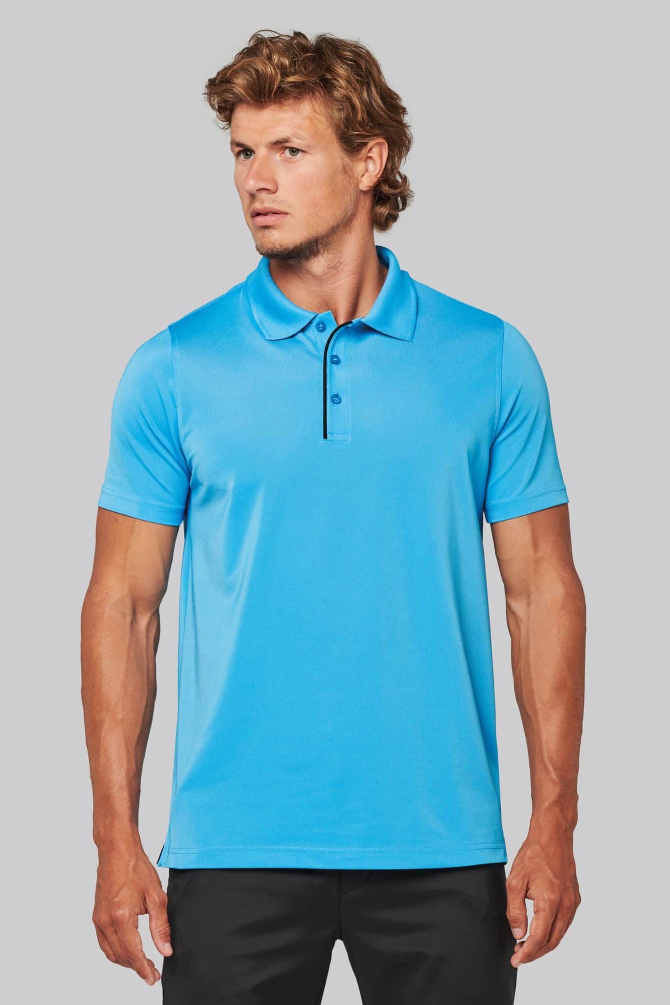 Miniature 1 pour Polo maille piquée sport manches courtes