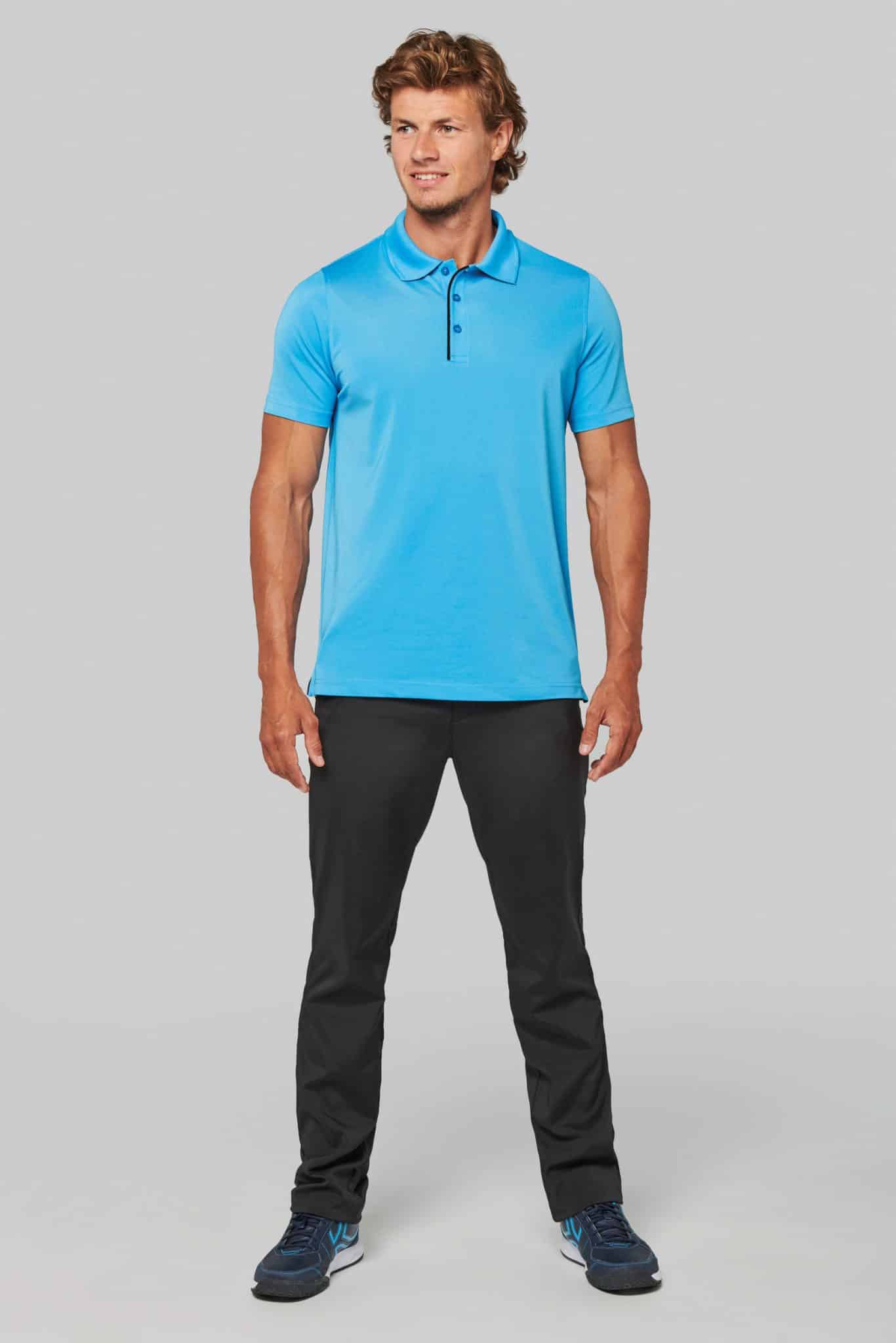 Miniature 4 pour Polo maille piquée sport manches courtes