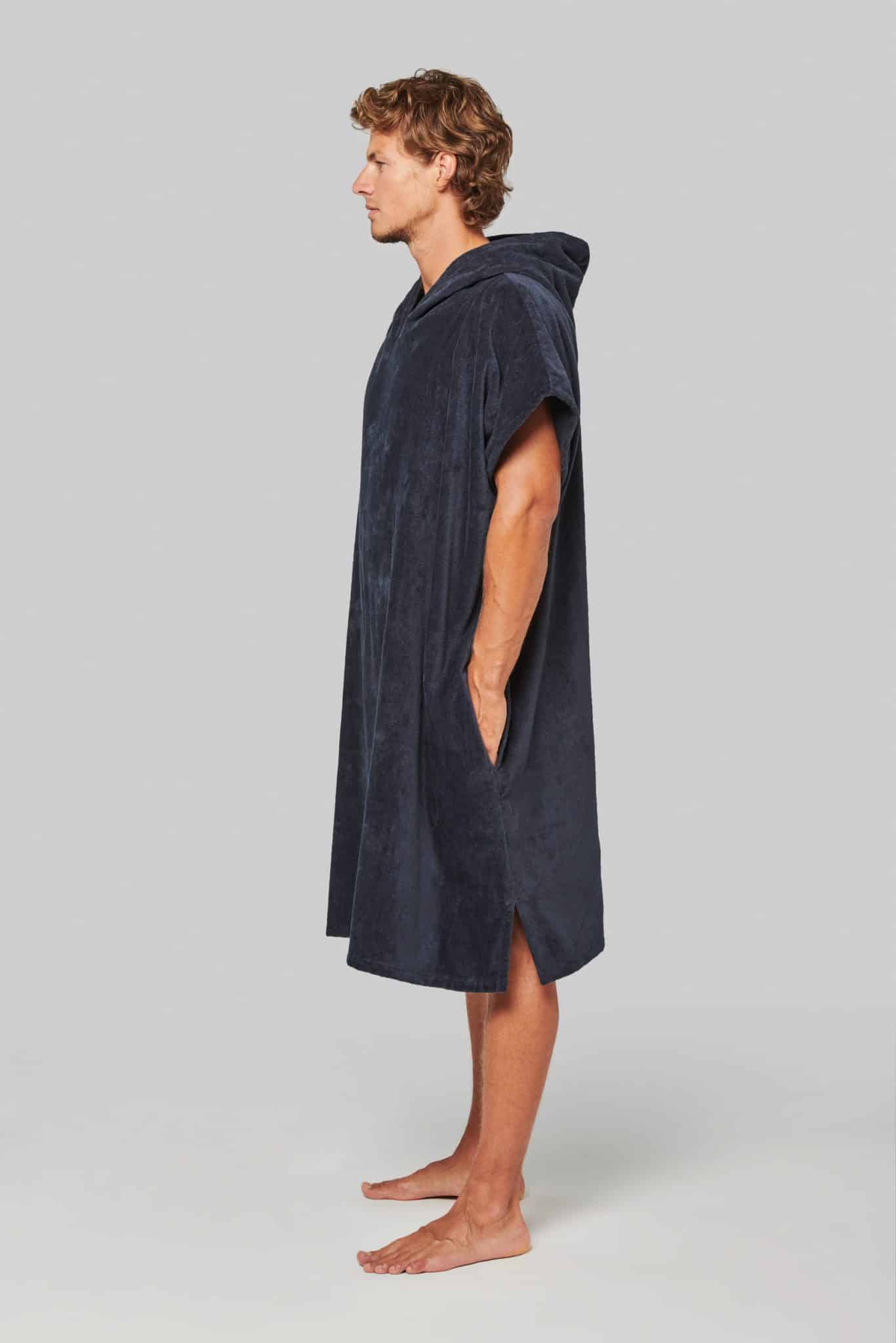 Miniature 4 pour Poncho éponge à capuche unisexe