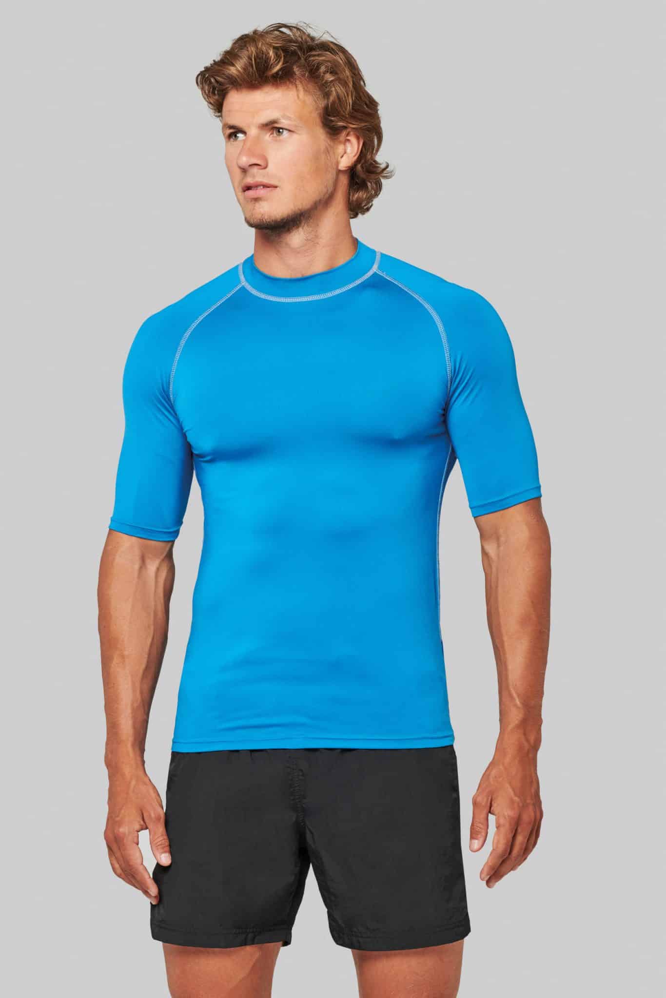 Miniature 1 pour T-shirt technique à manches courtes avec protection anti-UV unisexe