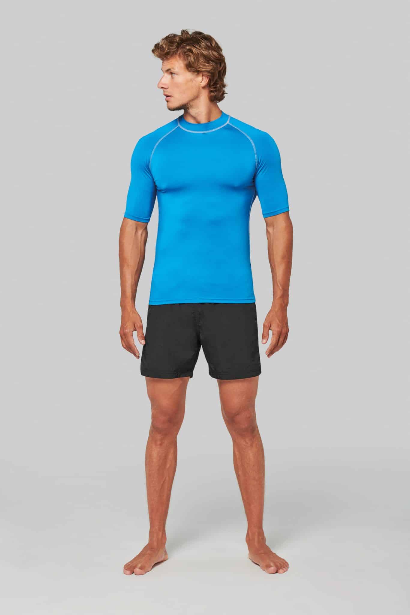Miniature 4 pour T-shirt technique à manches courtes avec protection anti-UV unisexe