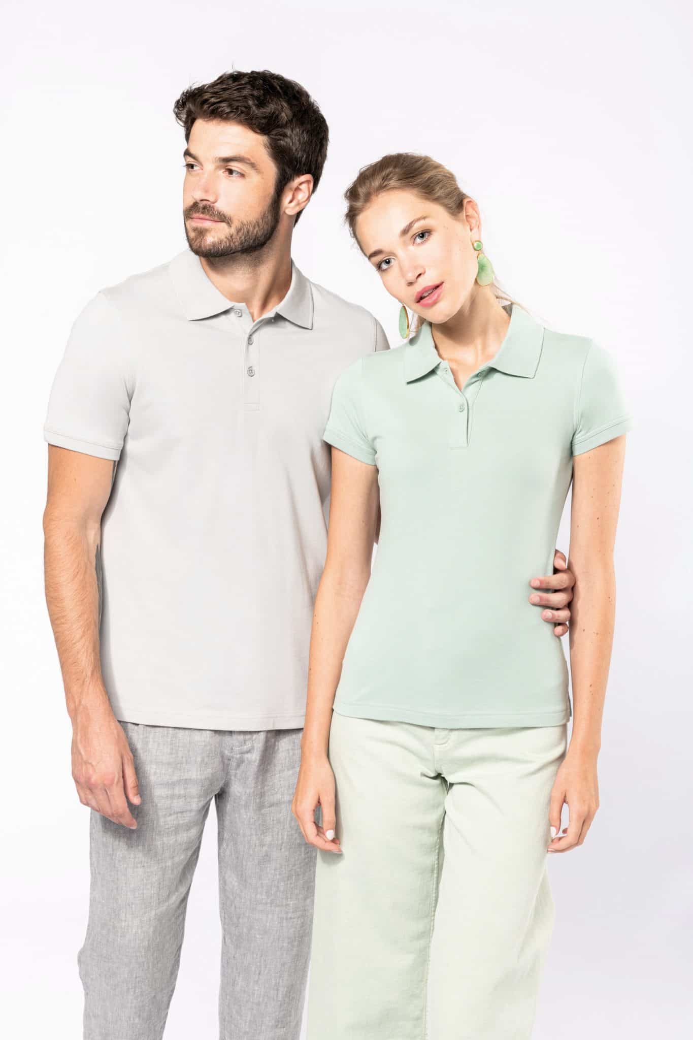 Miniature 5 pour Polo piqué manches courtes femme