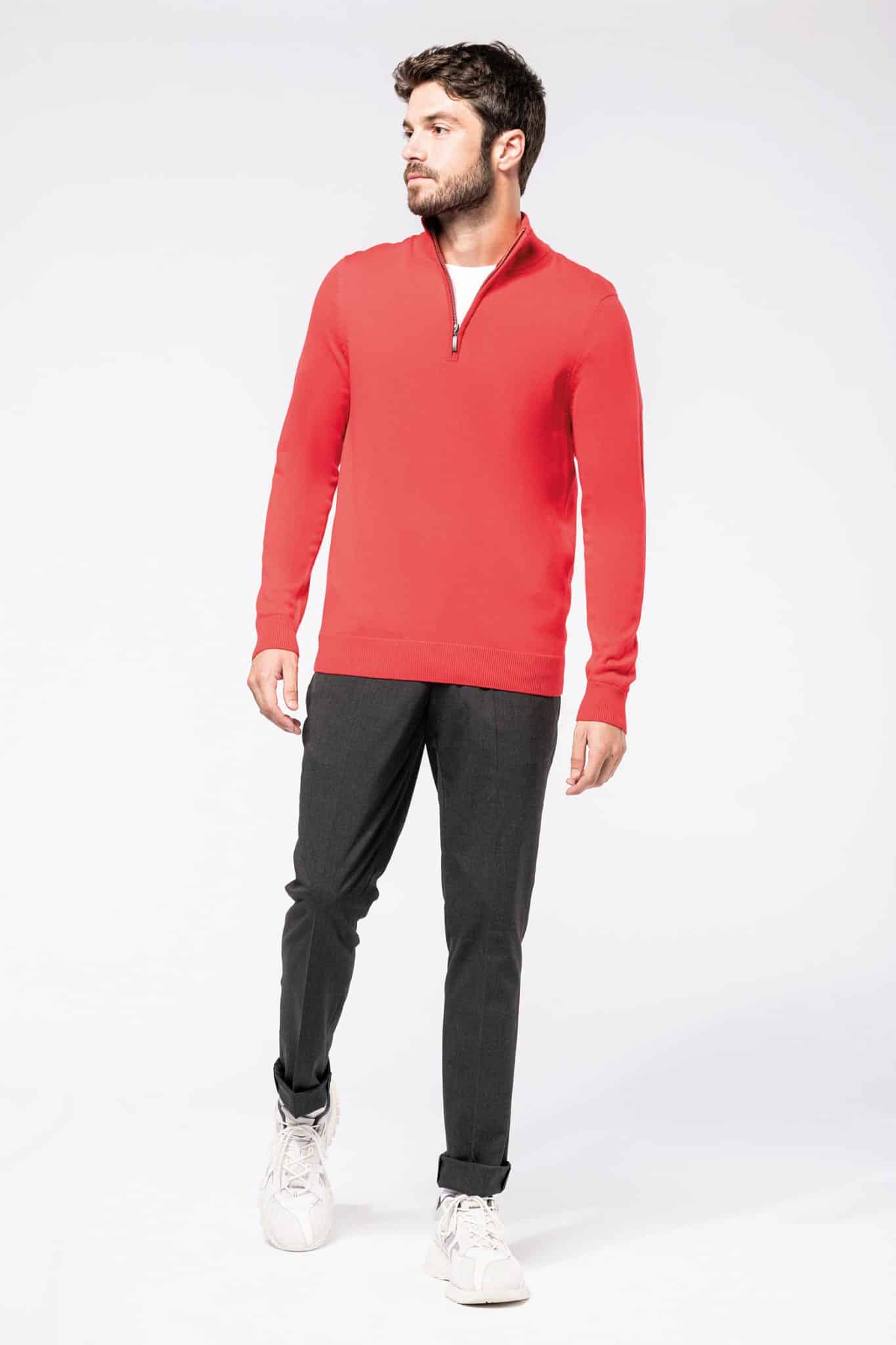 Miniature 4 pour Pull 1/4 zip homme