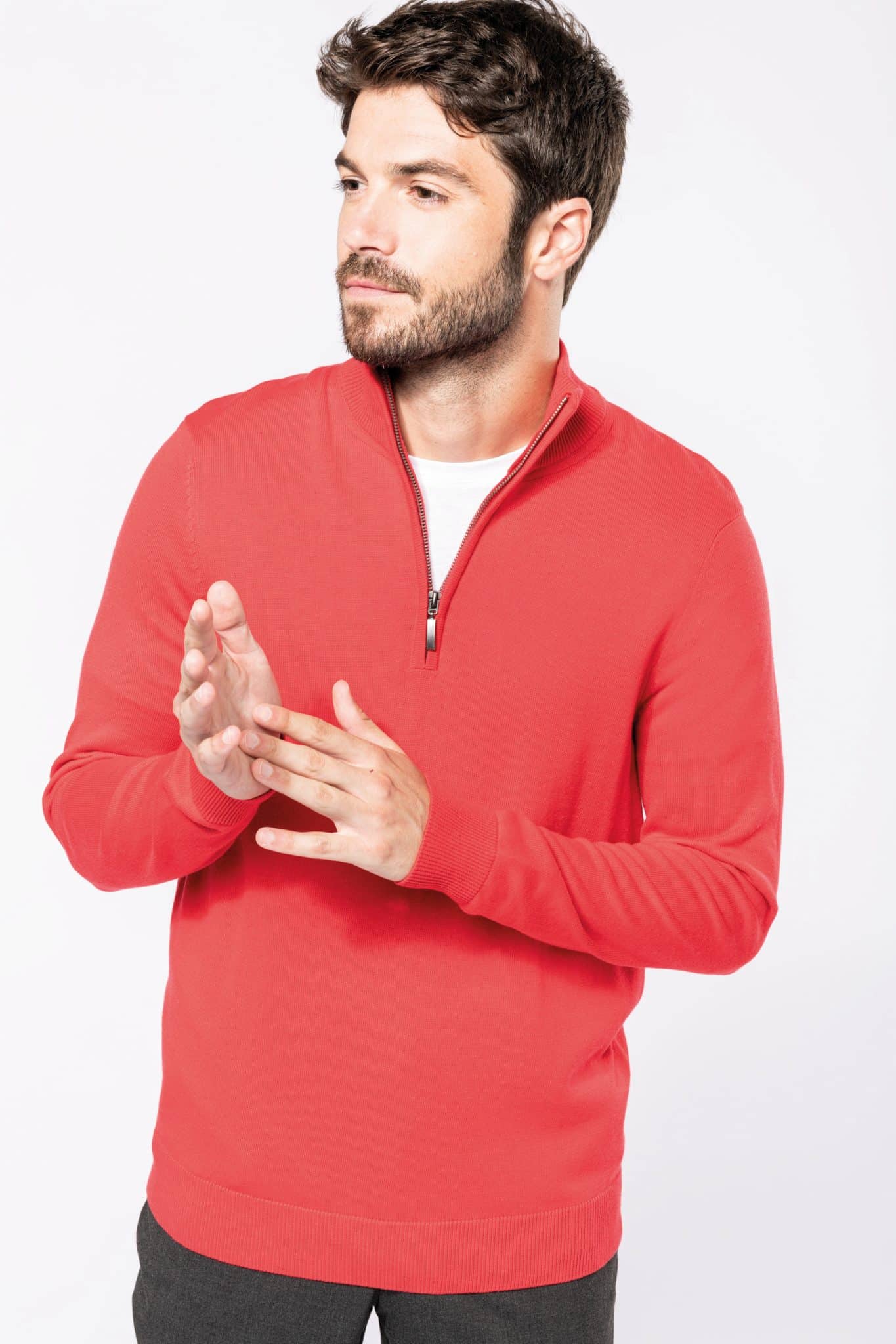 Miniature 1 pour Pull 1/4 zip homme