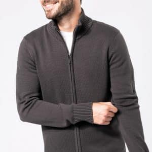 Visuel Cardigan zippé