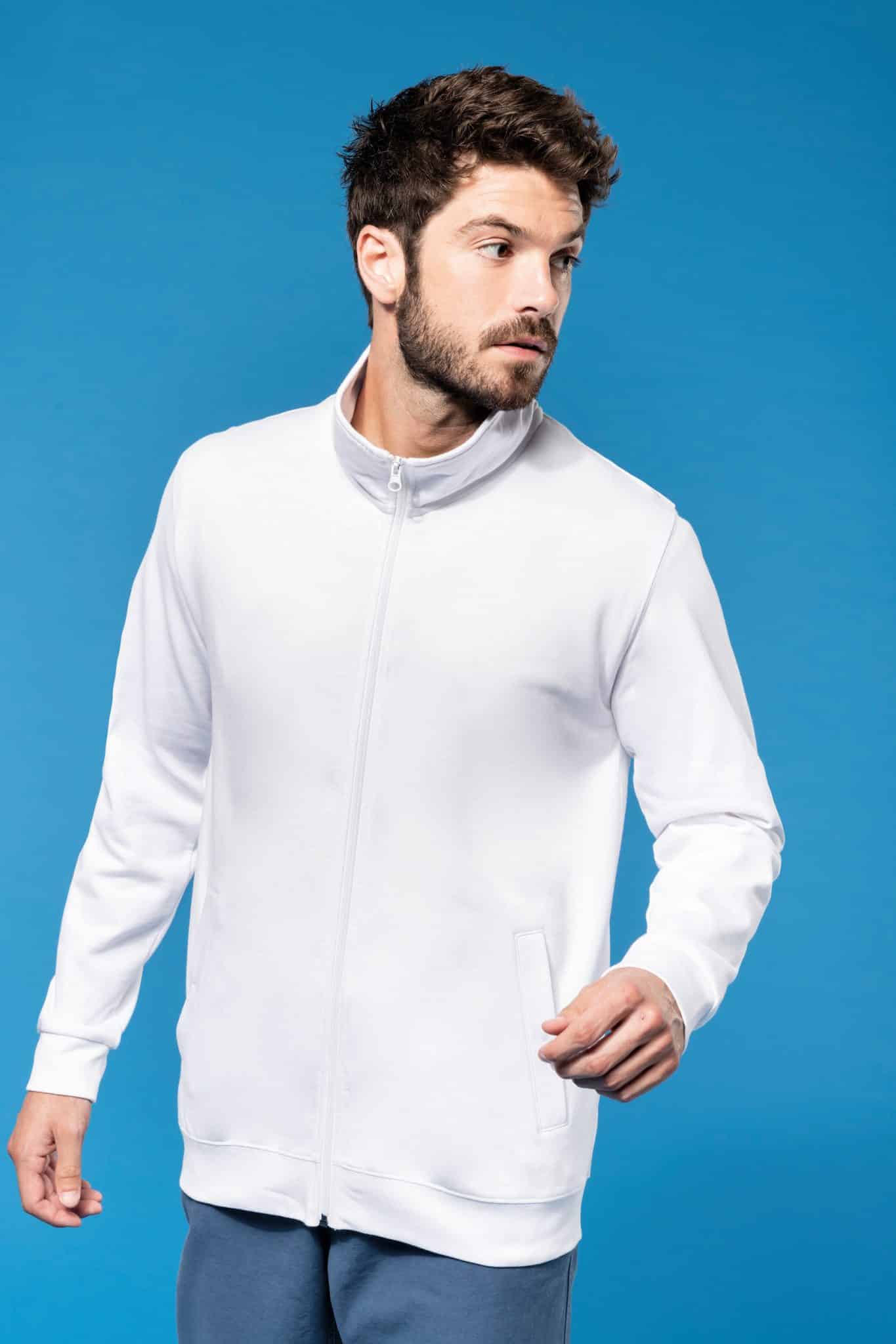 Miniature 1 pour Veste molleton zippée homme