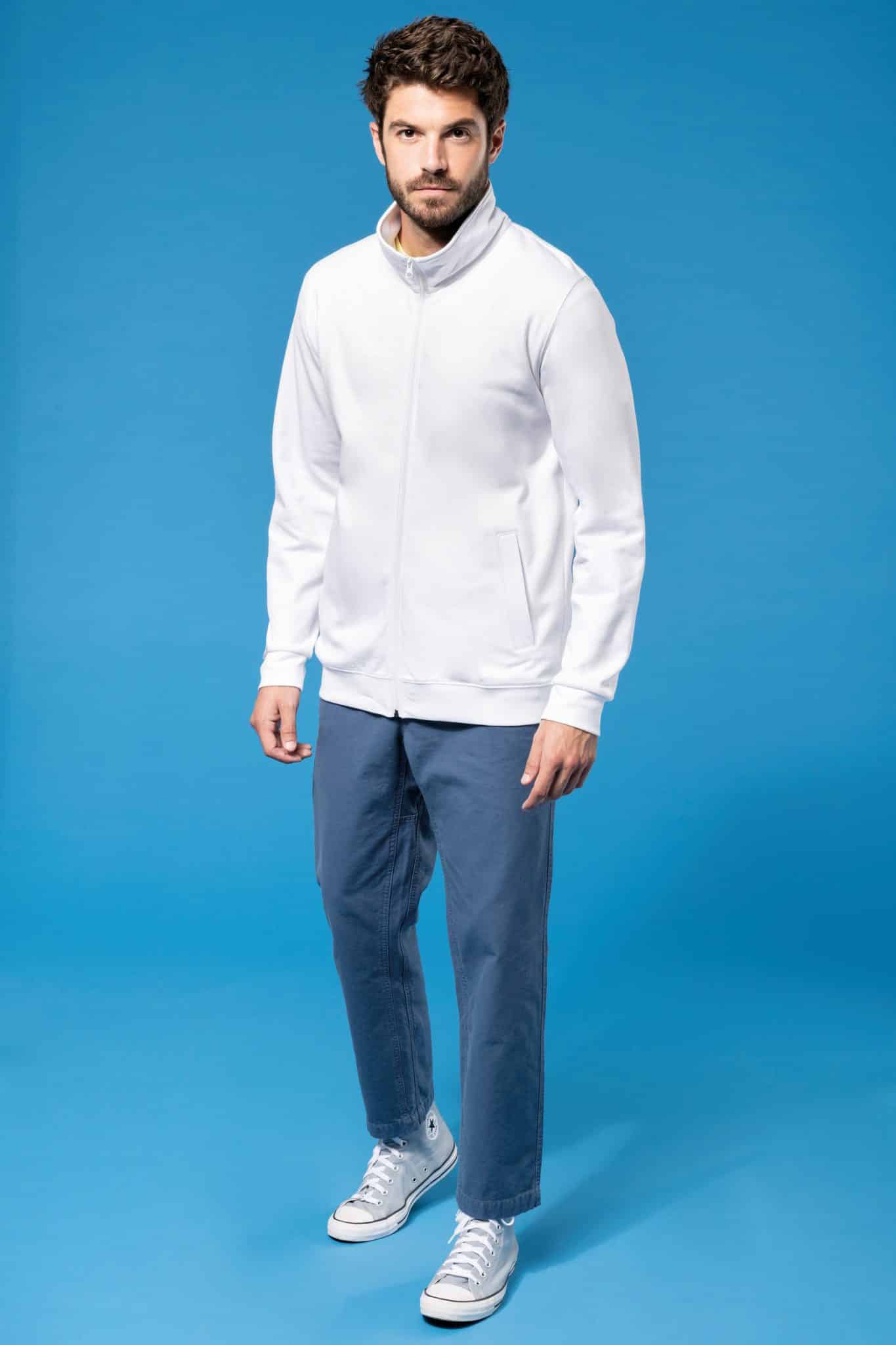 Miniature 4 pour Veste molleton zippée homme