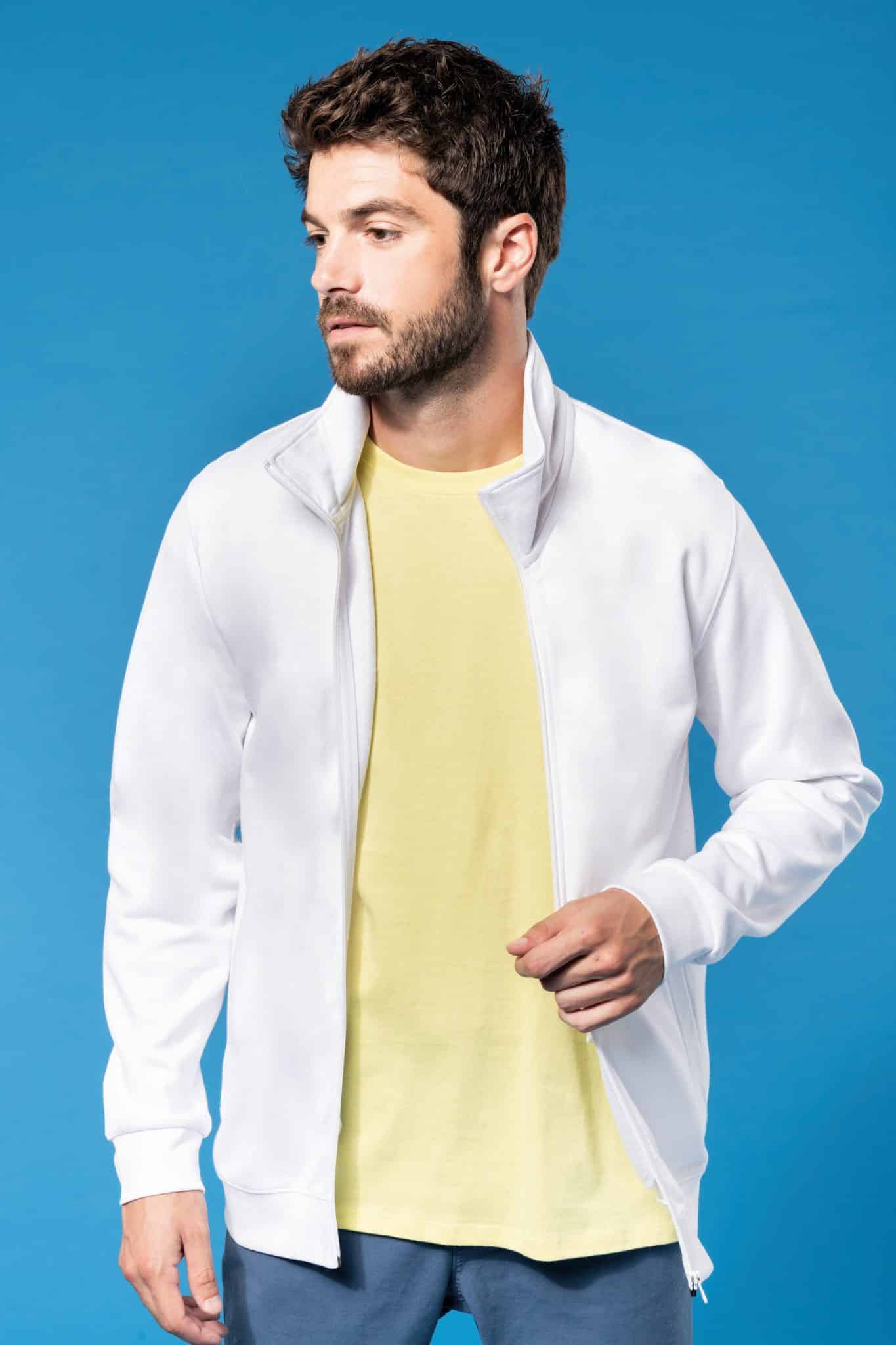 Miniature 3 pour Veste molleton zippée homme