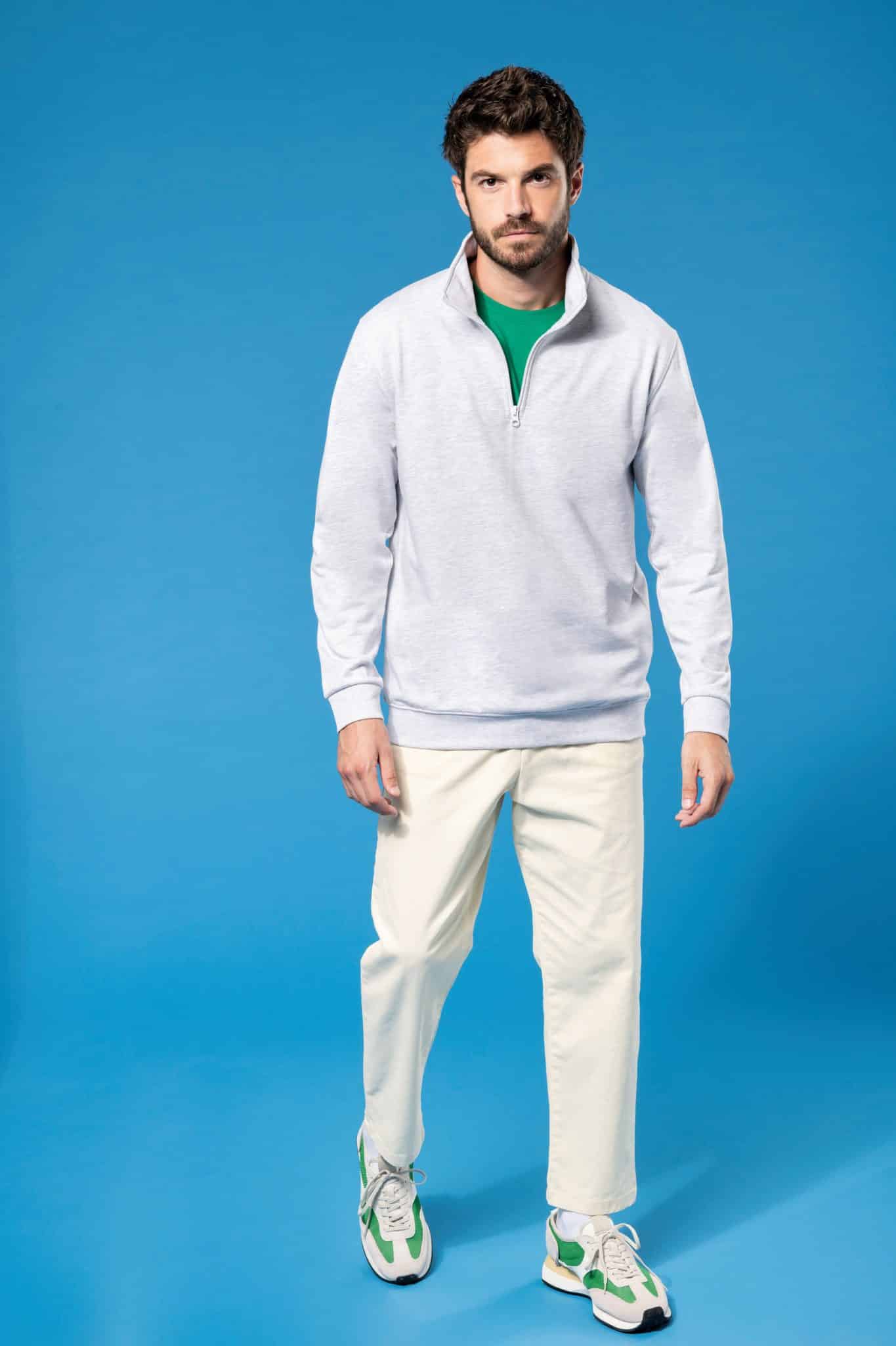 Miniature 5 pour Sweat-shirt col zippé homme