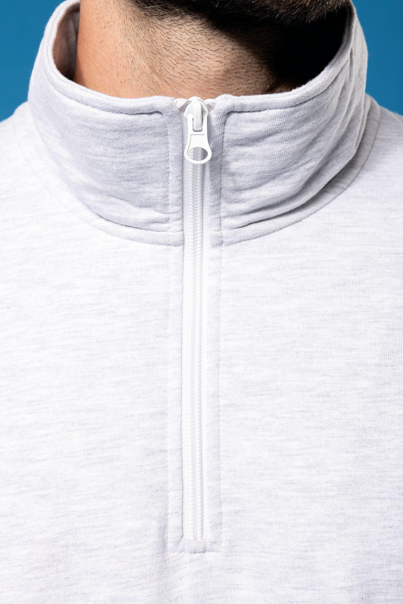 Miniature 6 pour Sweat-shirt col zippé homme