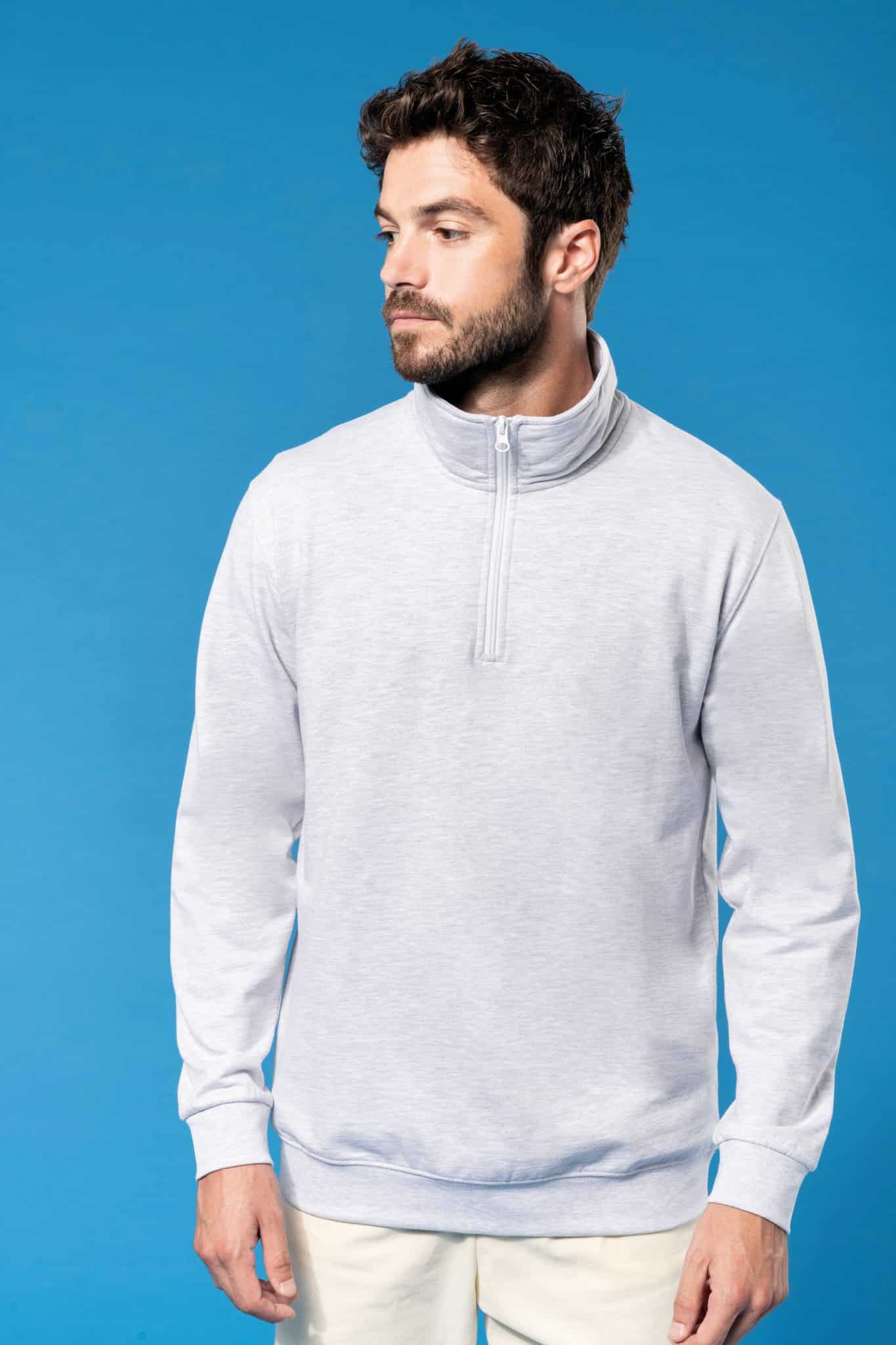 Miniature 1 pour Sweat-shirt col zippé homme