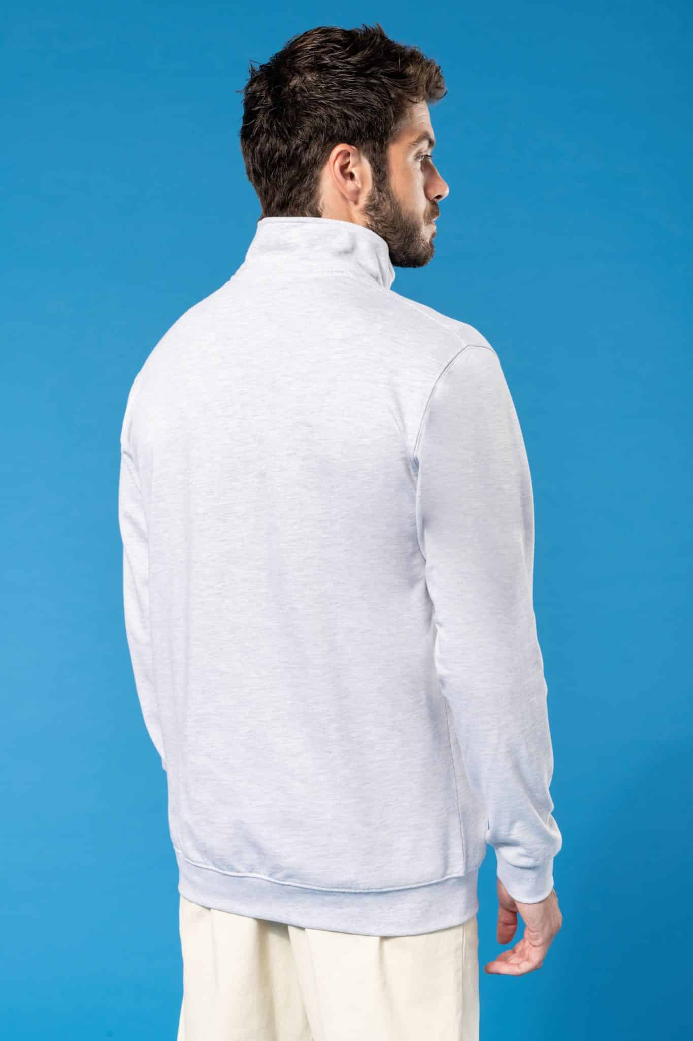 Miniature 2 pour Sweat-shirt col zippé homme
