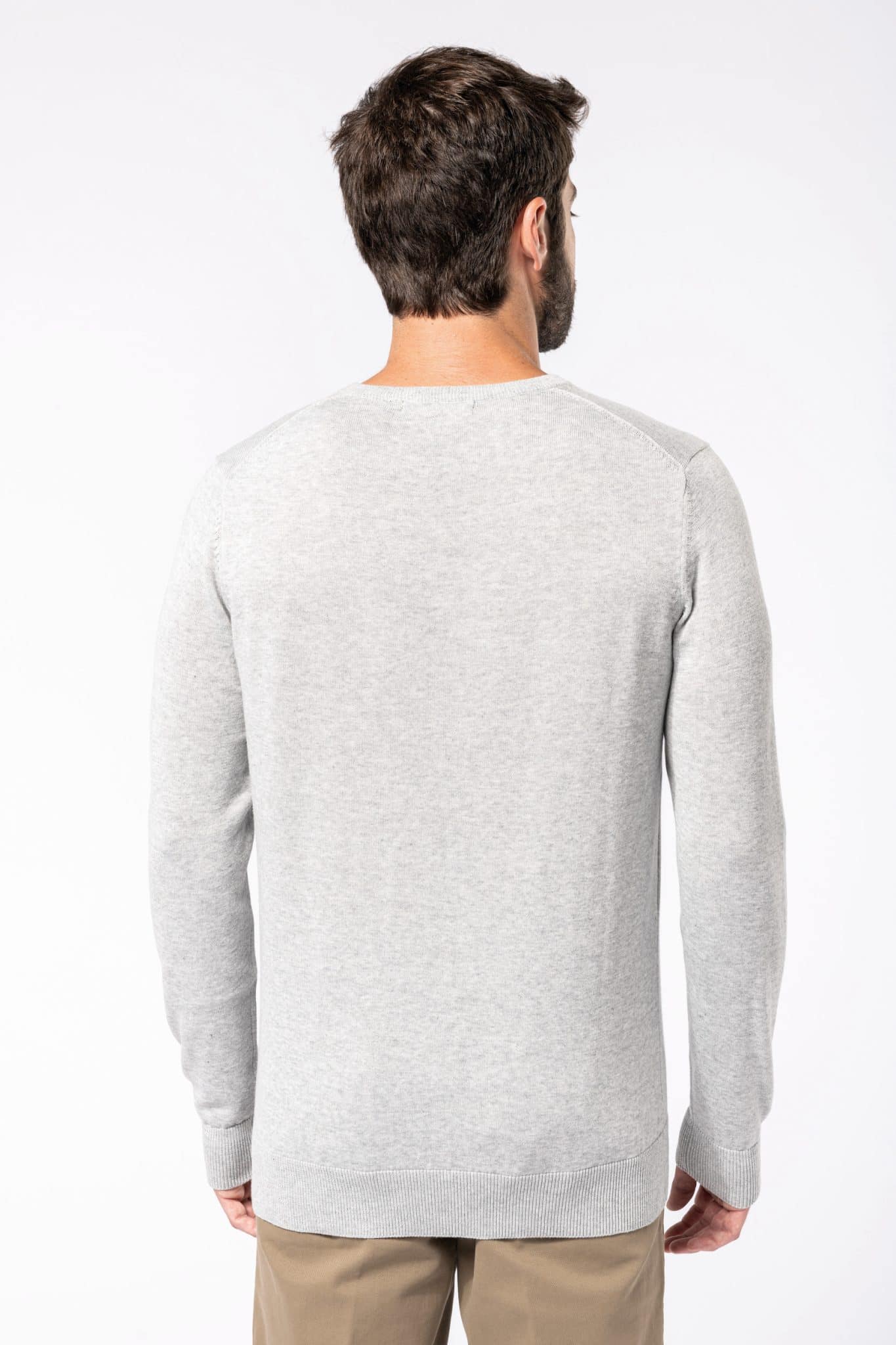 Miniature 2 pour Pull col en V écoresponsable homme