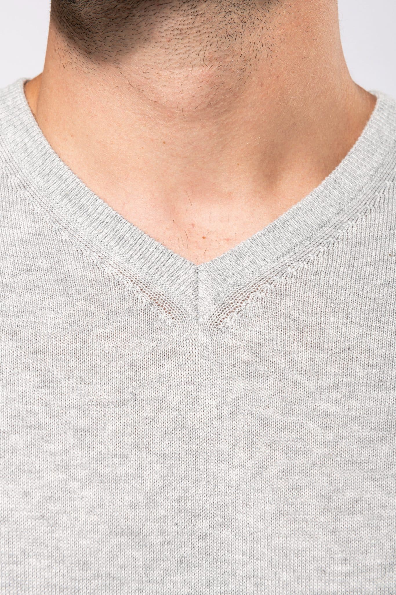 Miniature 5 pour Pull col en V écoresponsable homme