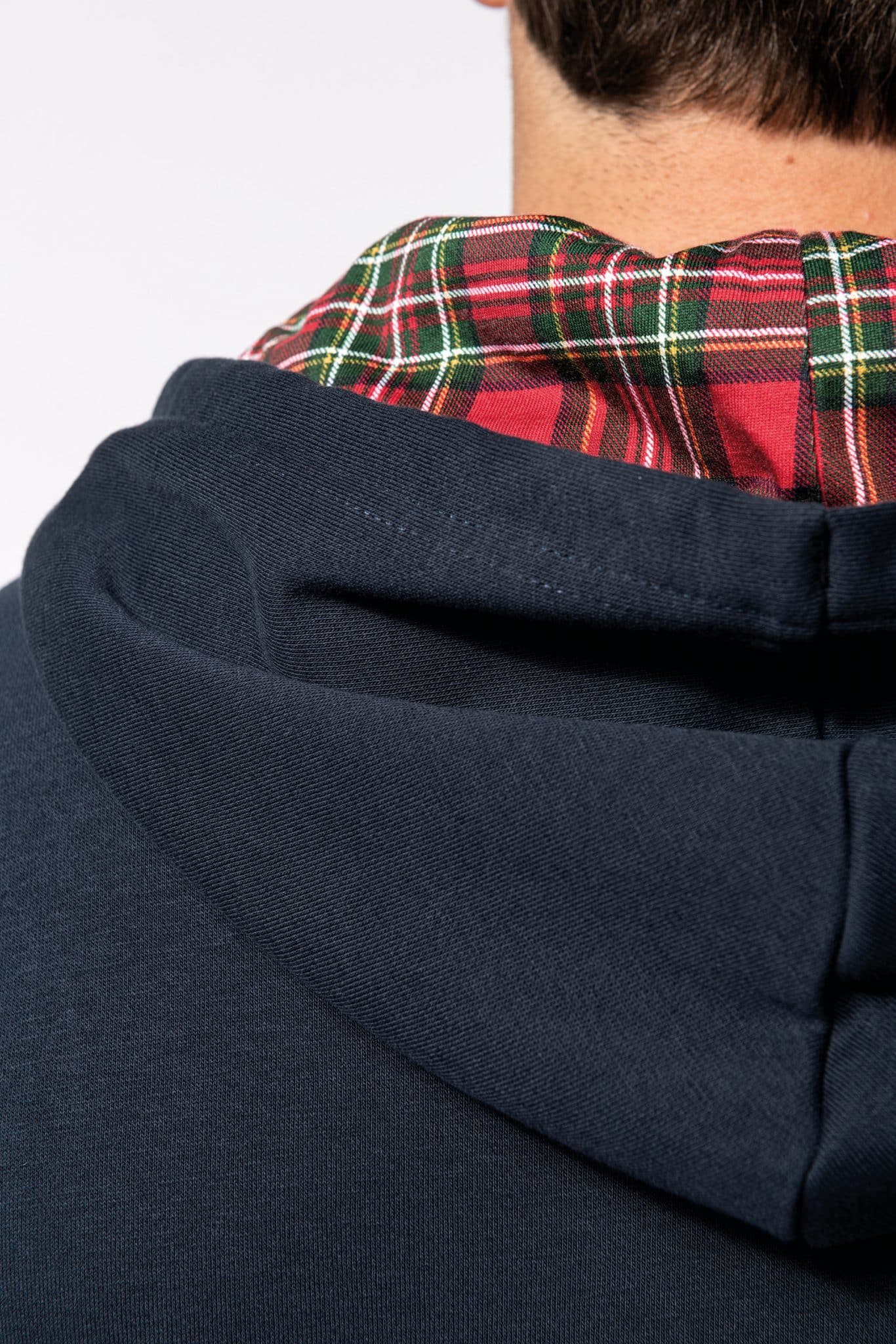 Miniature 10 pour Sweat-shirt à capuche contrastée à motifs unisexe