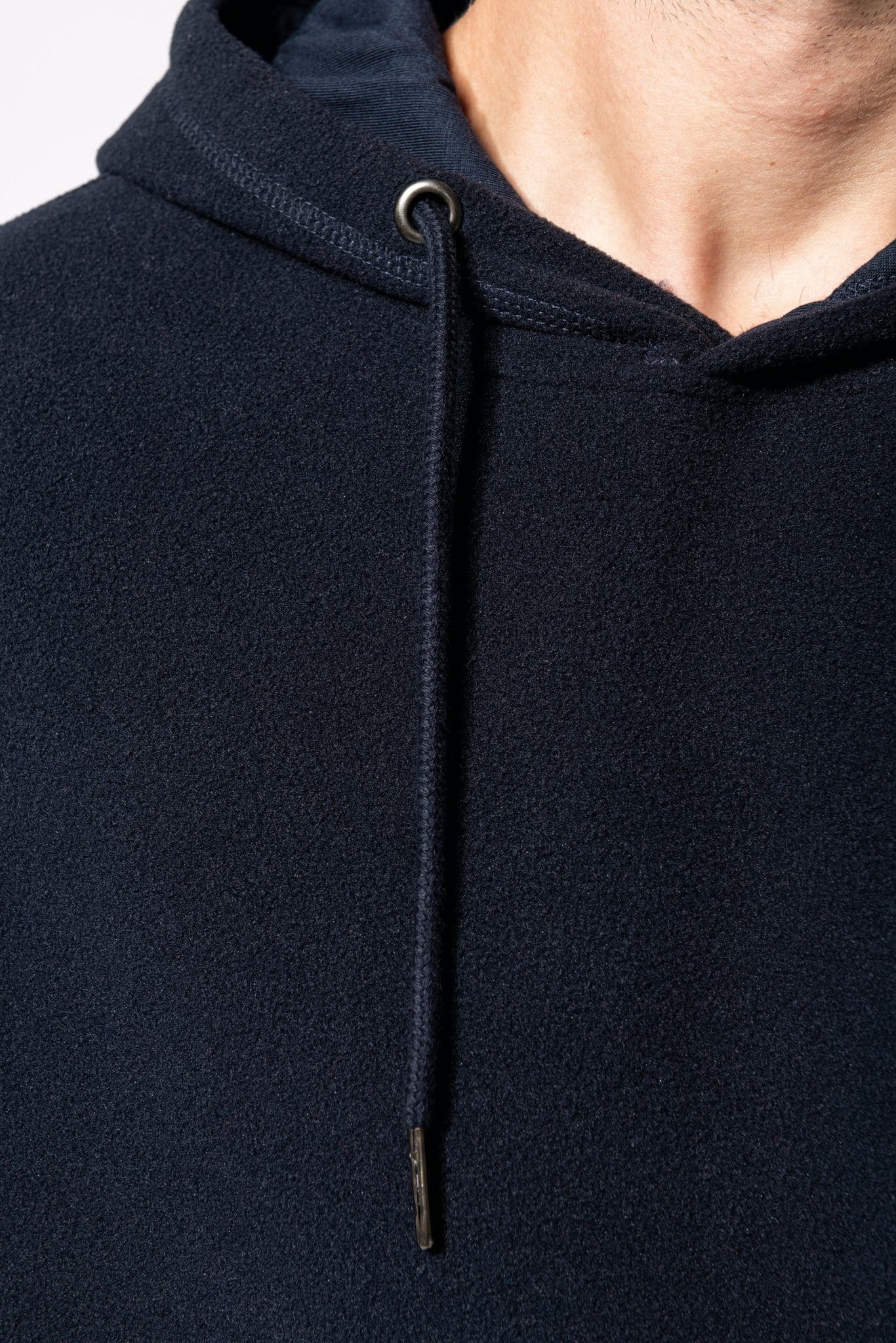 Miniature 13 pour Sweat-shirt à capuche oversize en micropolaire recyclée unisexe