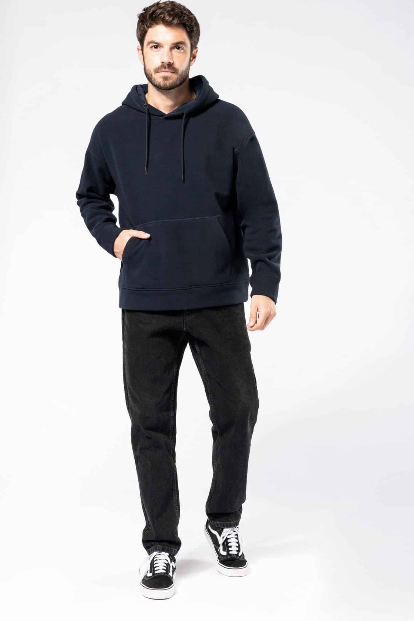 Miniature 5 pour Sweat-shirt à capuche oversize en micropolaire recyclée unisexe