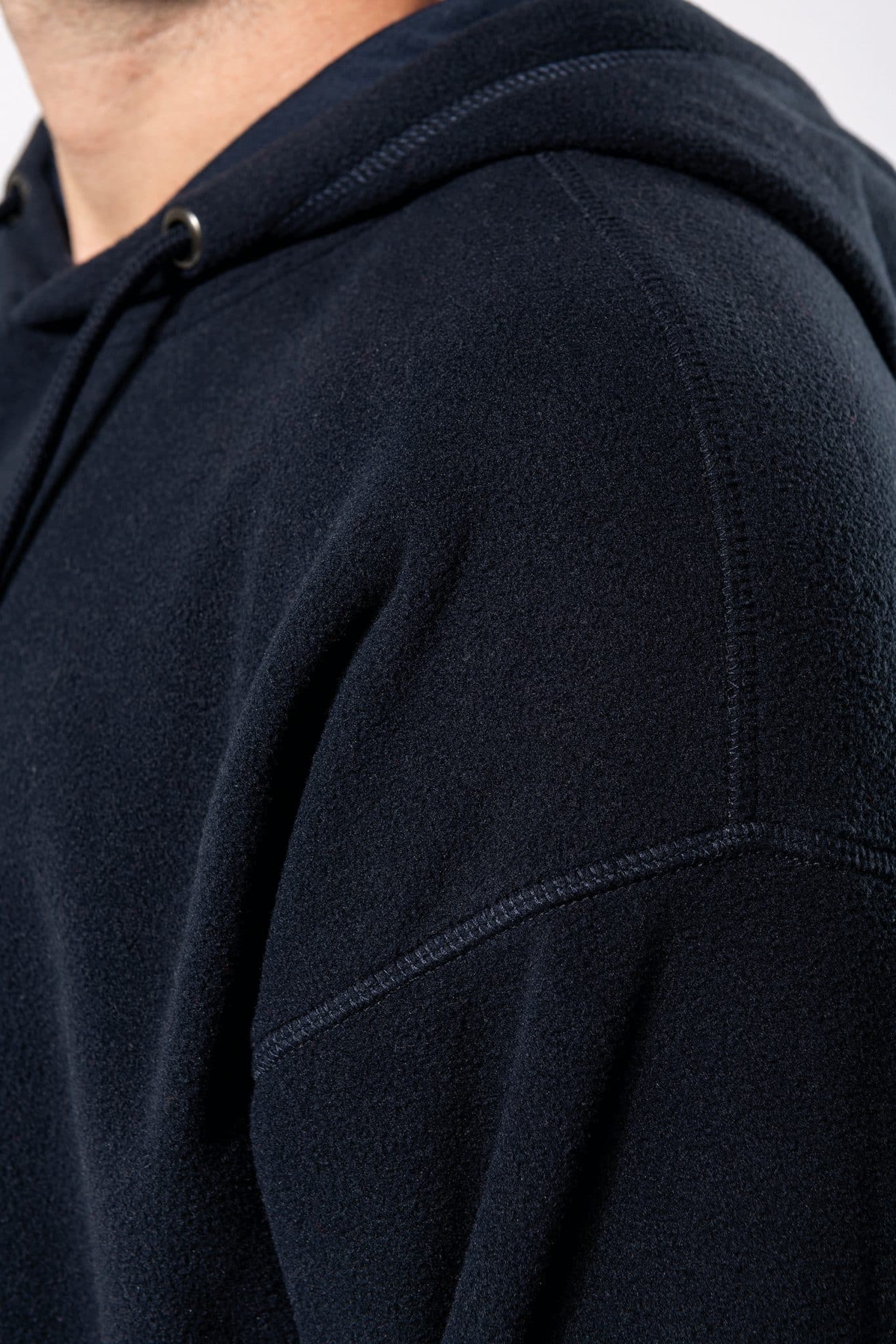 Miniature 14 pour Sweat-shirt à capuche oversize en micropolaire recyclée unisexe