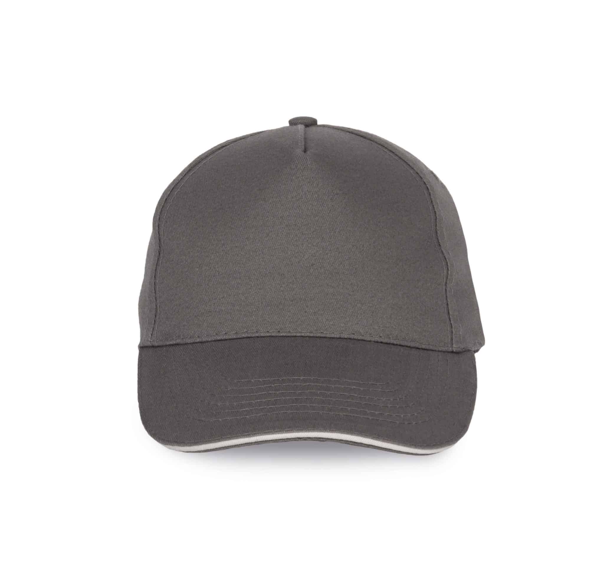 Miniature 20 pour Casquette avec sandwich contrasté - 5 panneaux