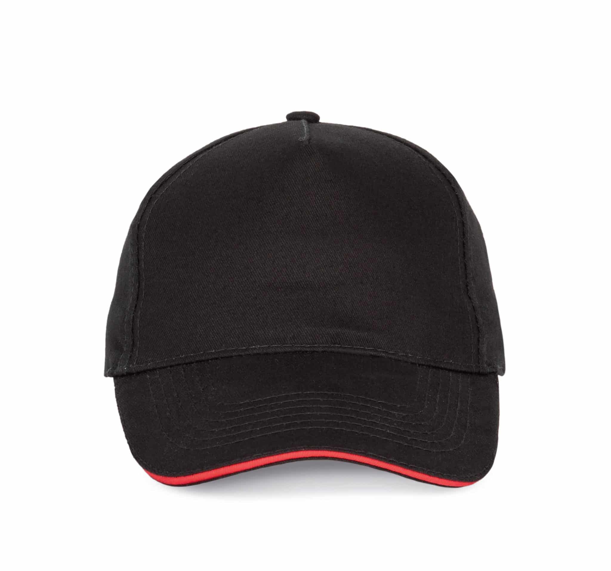 Miniature 11 pour Casquette avec sandwich contrasté - 5 panneaux