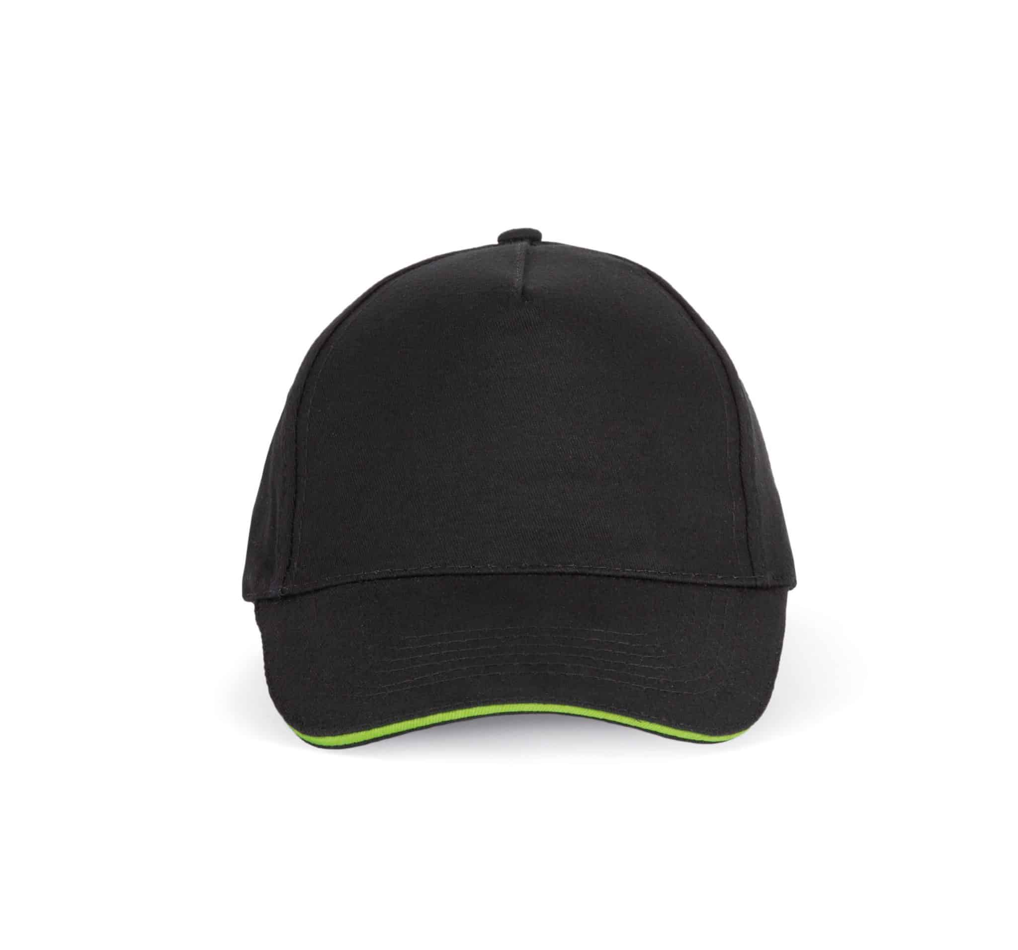 Miniature 9 pour Casquette avec sandwich contrasté - 5 panneaux