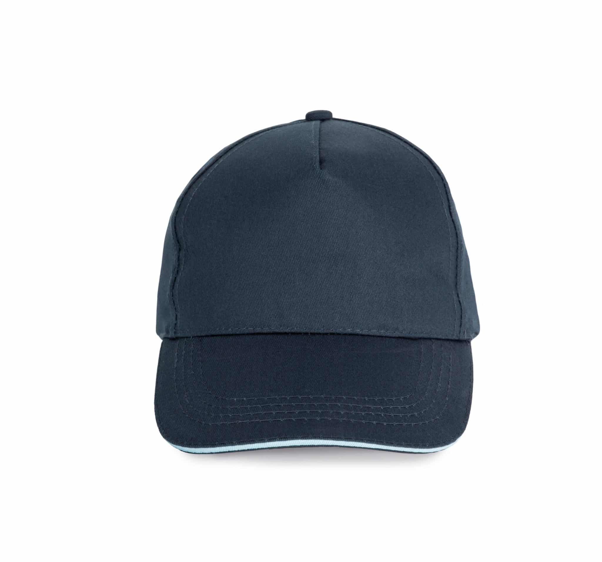 Miniature 12 pour Casquette sandwich contrasté - 5 panneaux